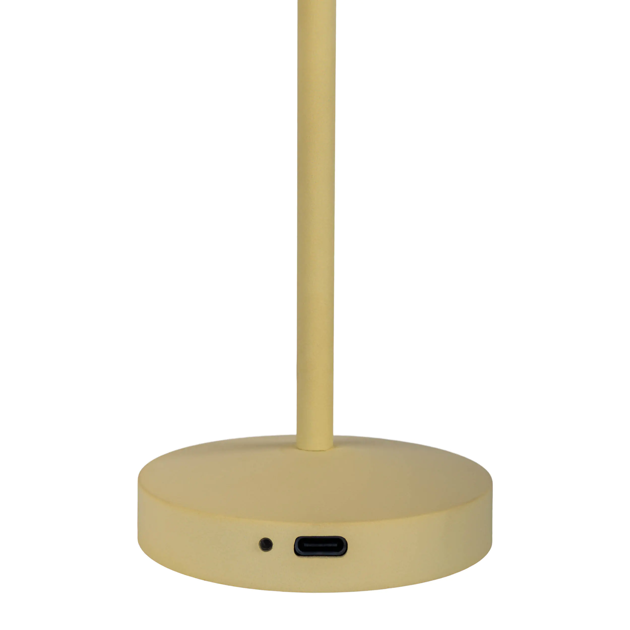 Light & More LED Akku-Tischleuchte Gomba gelb dimmbar