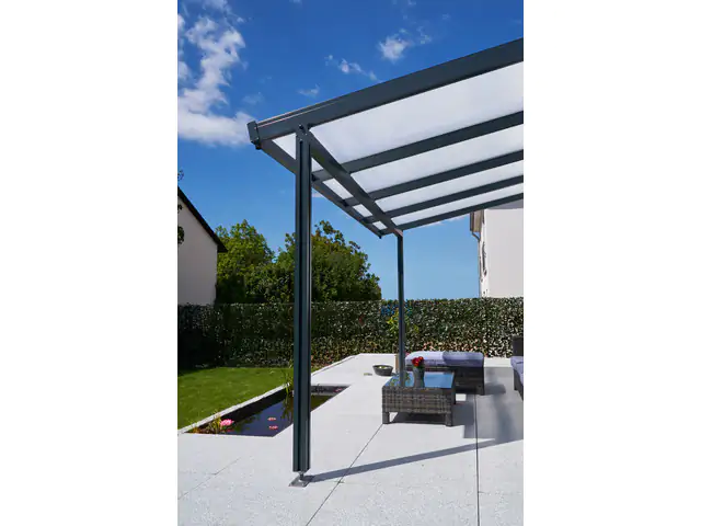 Gutta Doppelstegplatte Zebraplatte 200 x 98 cm 16 mm weiß