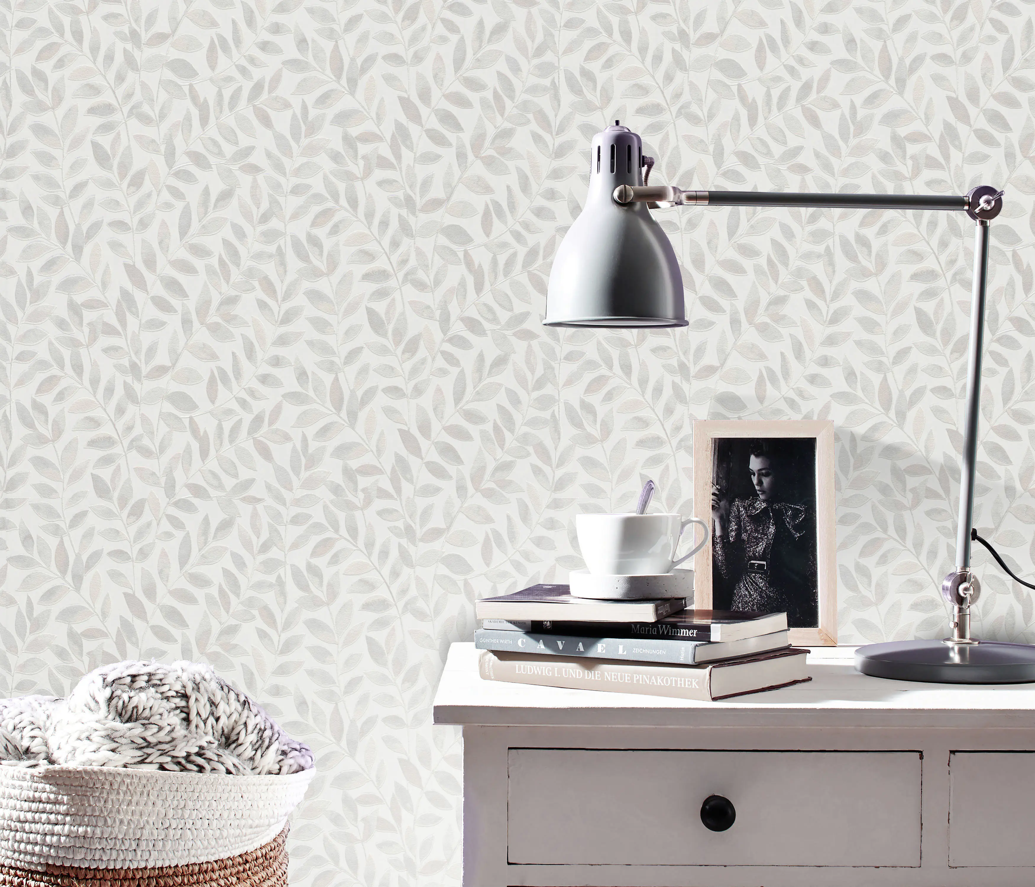Erismann Vliestapete Ameroso Floral grau 10,05 x 0,53 m