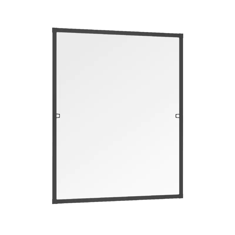 Primaster Fliegenschutz-Fenster 130 x 150 cm schwarz/anthrazit kürzbar