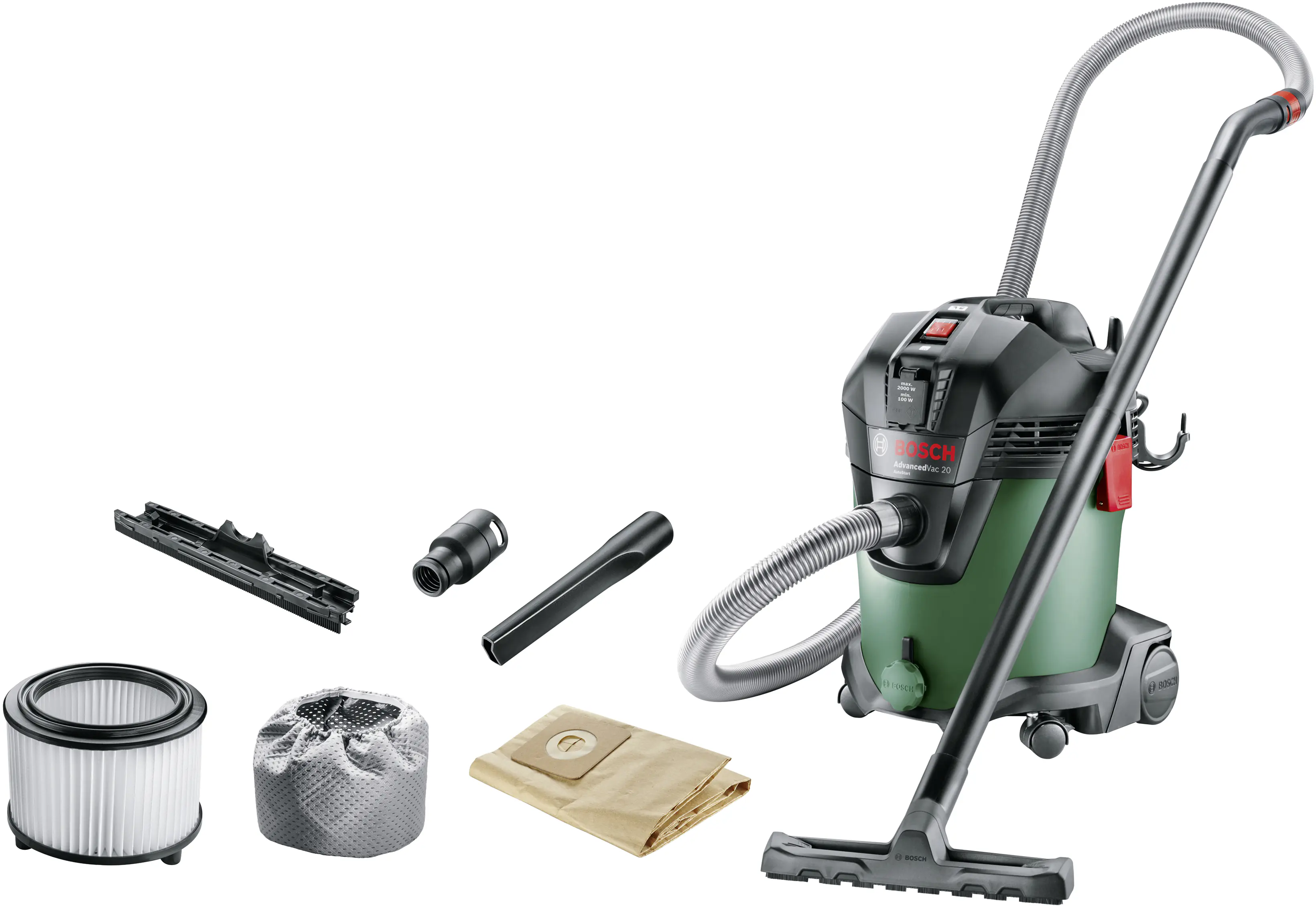 Bosch Nass- und Trockensauger AdvancedVac 20 1200 Watt