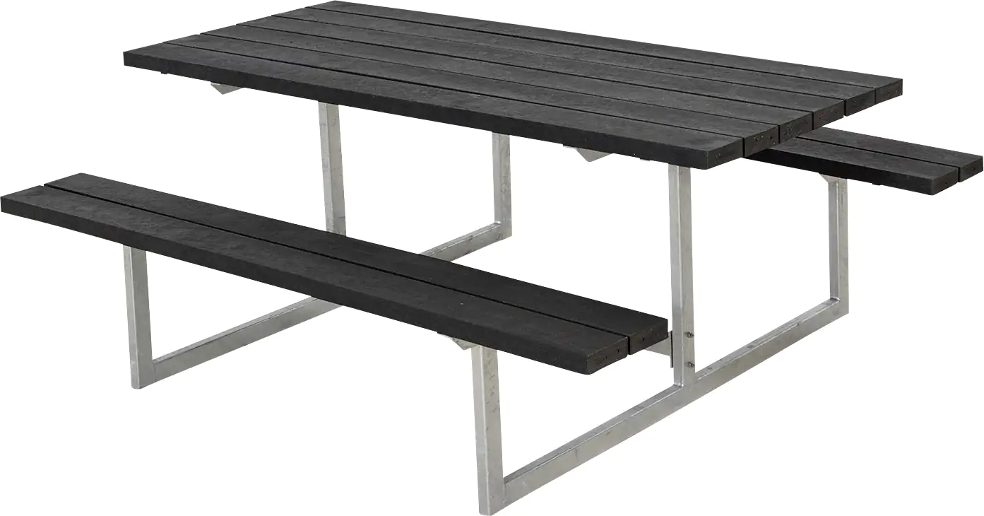 Plus Kombimöbel Basic 177 x 160 x 73 cm schwarz strukturiert