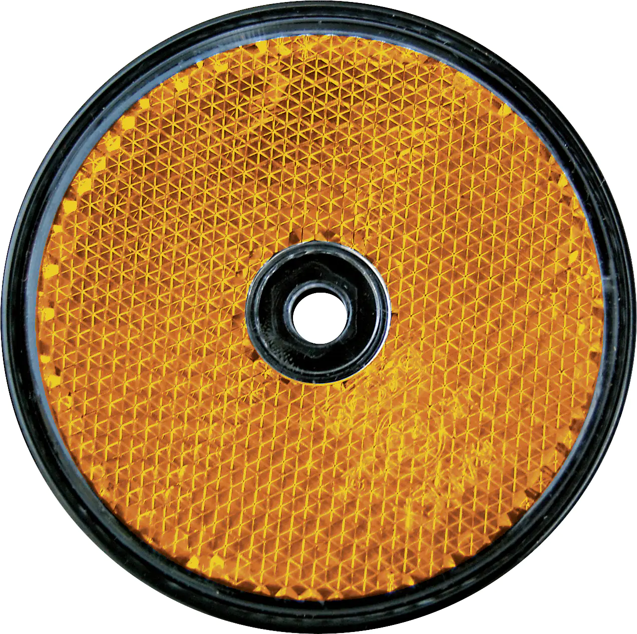 LAS Reflektor rund orange 2 Stück