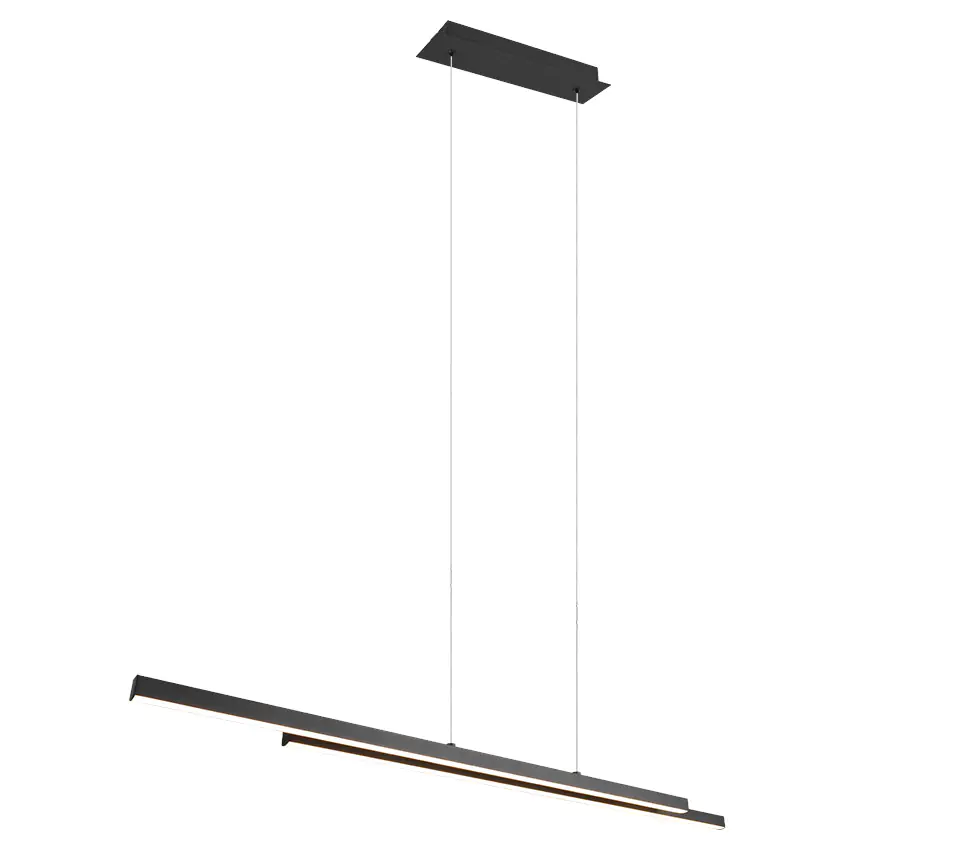 Trio Leuchten LED Pendelleuchte Odio 28W schwarz