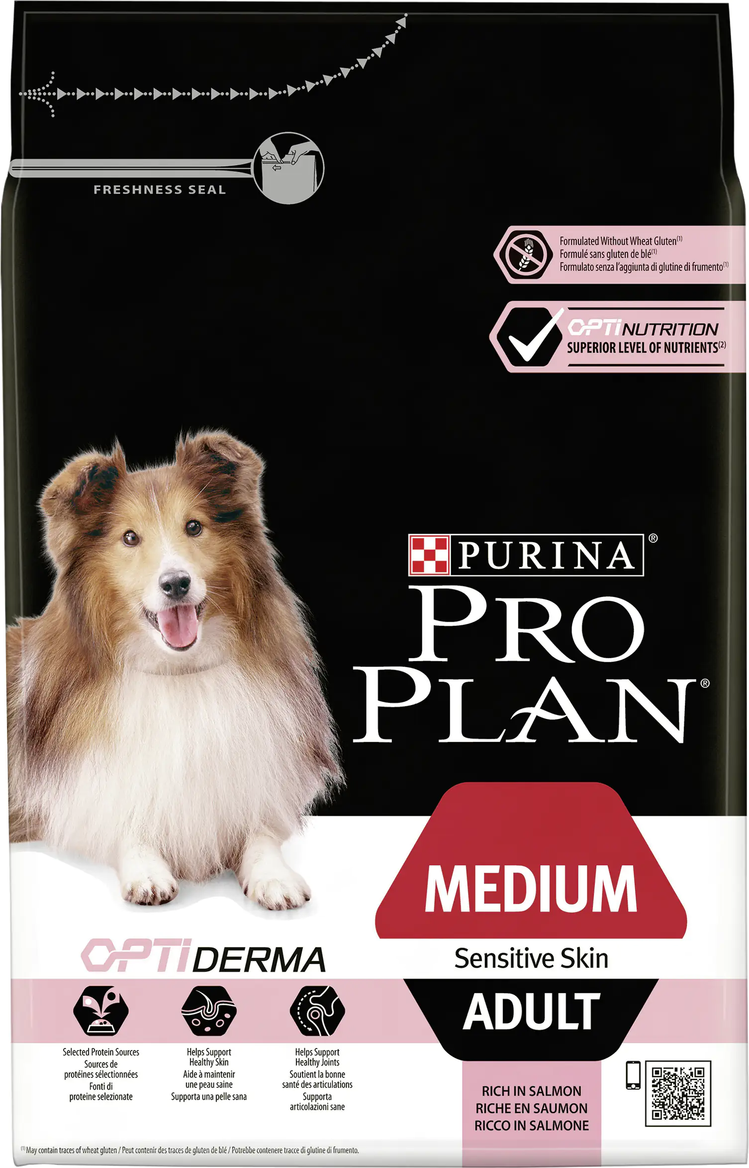Purina Pro Hundetrockenfutter Adult Medium 3 kg Lachs & Reis