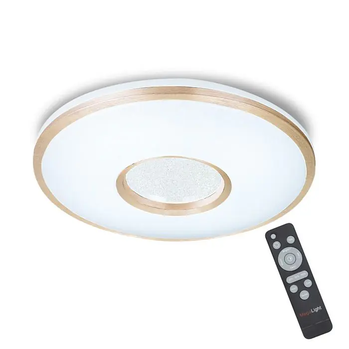 Megalight LED-Deckenlampe Shining Goldstar Ø 50 cm warmweiß-kaltweiß