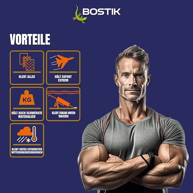 Bostik Montagekleber Mamut Glue Sparpack 6 x 450 g weiß