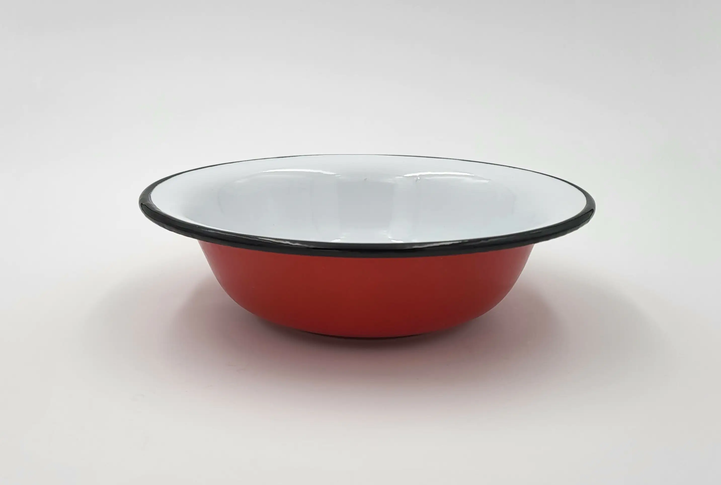 Su-Deco Teller 21 cm Ø rot weiss tief