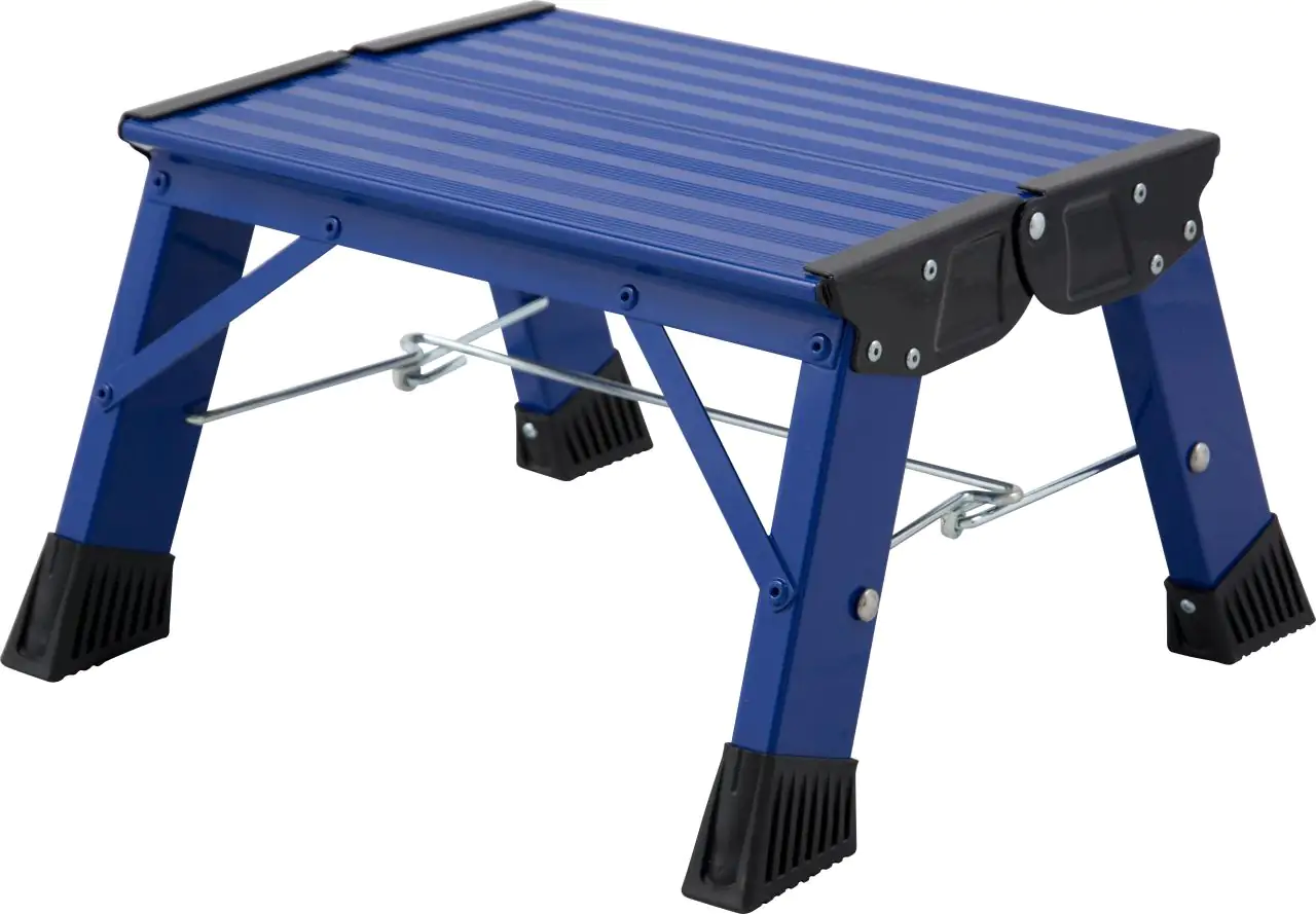 Krause Aluminium-Klapptritt MONTO Treppy Plusline blau 2,20 m