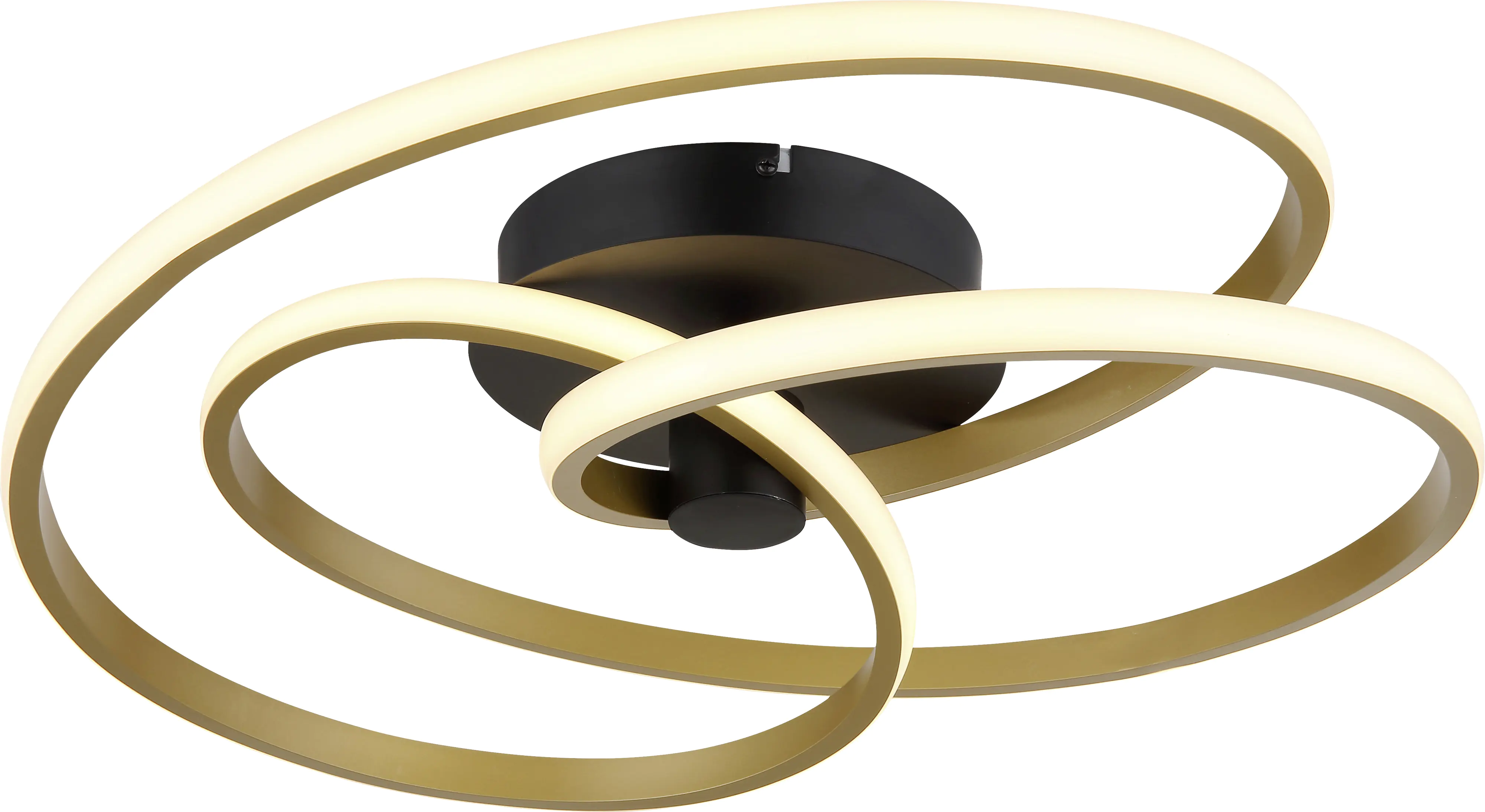 Globo LED Deckenleuchte Glyxar goldfarben
