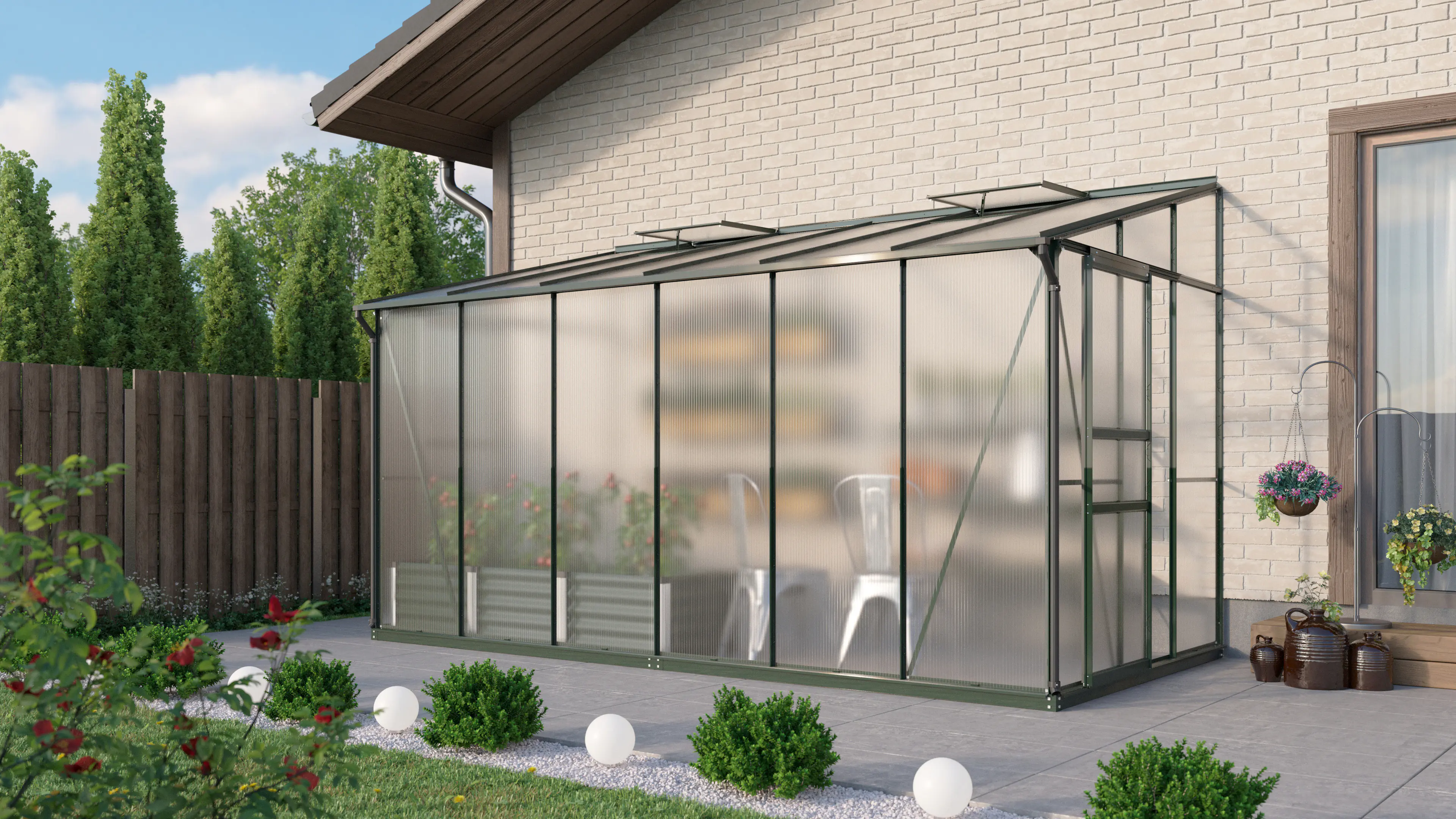 Vitavia Gewächshaus Osiris 7800 190 x 379 cm 6 mm HPK