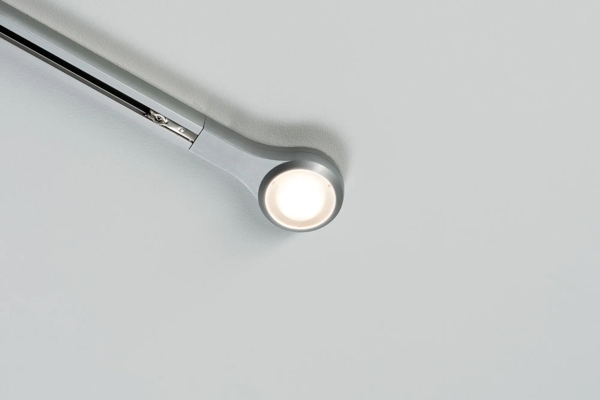 Paulmann URail LED Endkappe beleuchtet chrom matt 14,1 cm 5,3 W