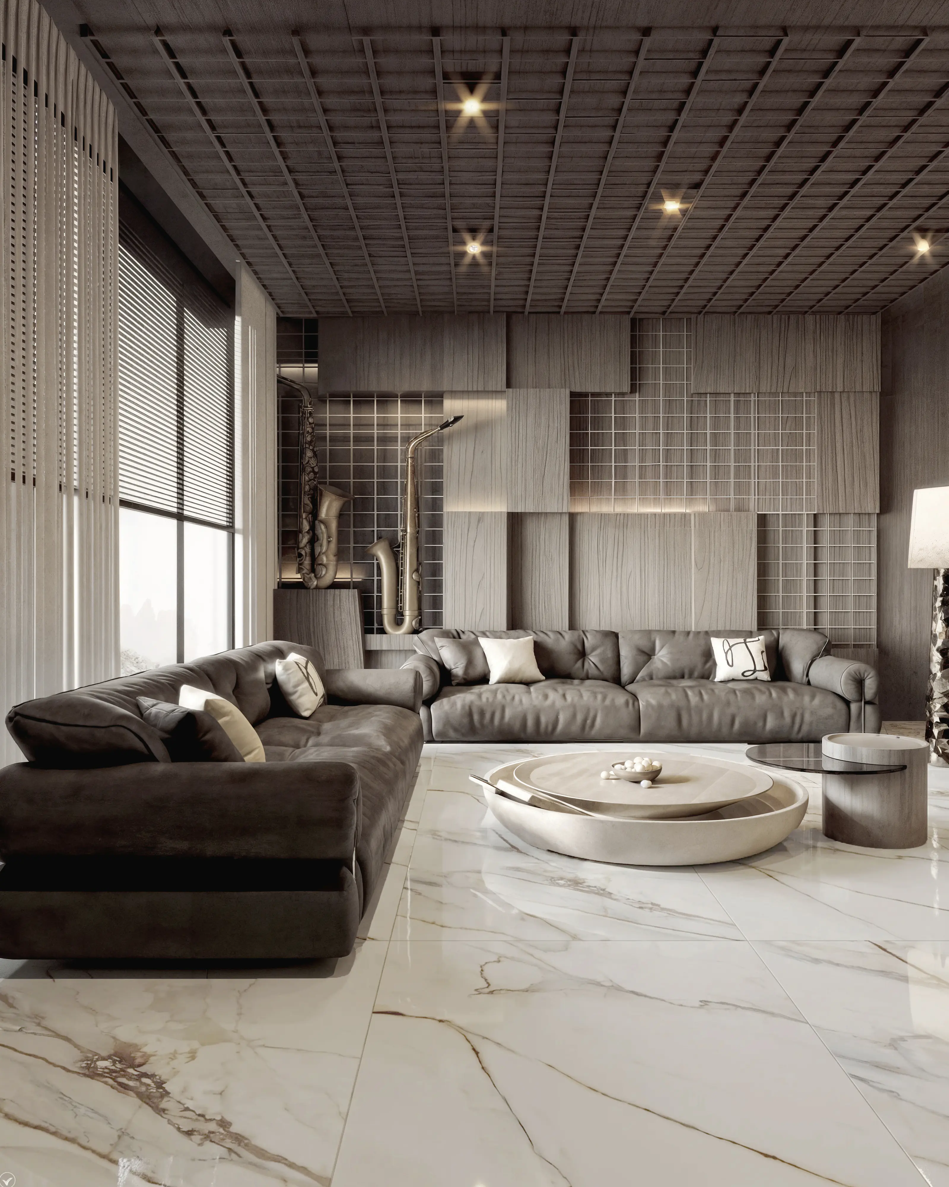 Bodenfliese Feinsteinzeug Venetion Gold 120 x 120 cm weiß