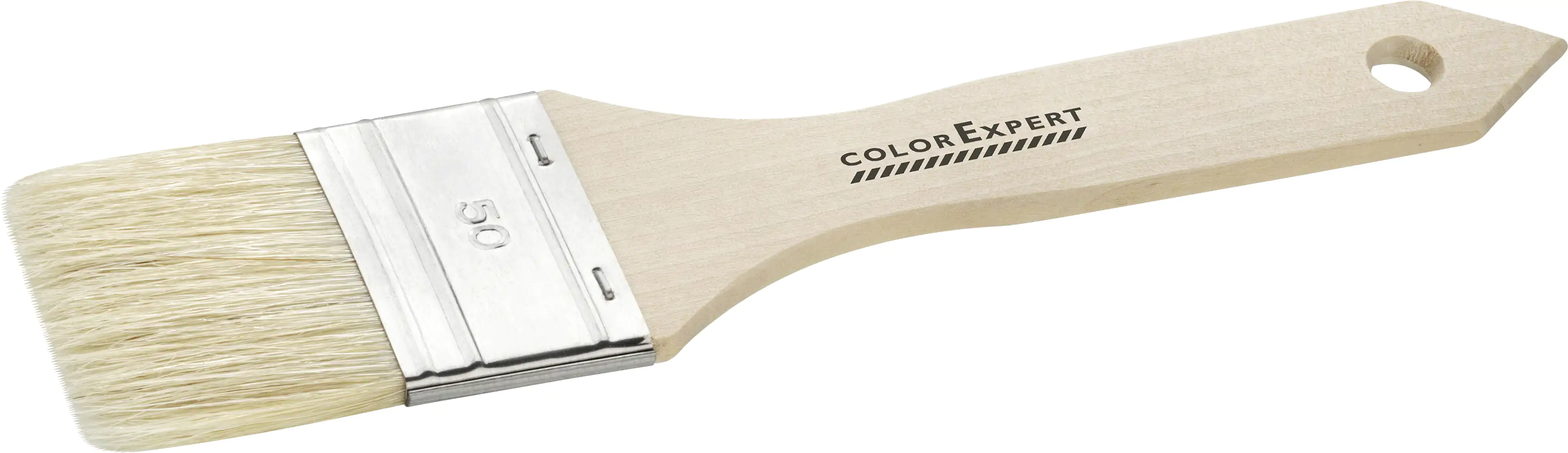 Color Expert Flachpinsel helle Borste 50 mm Hartholz