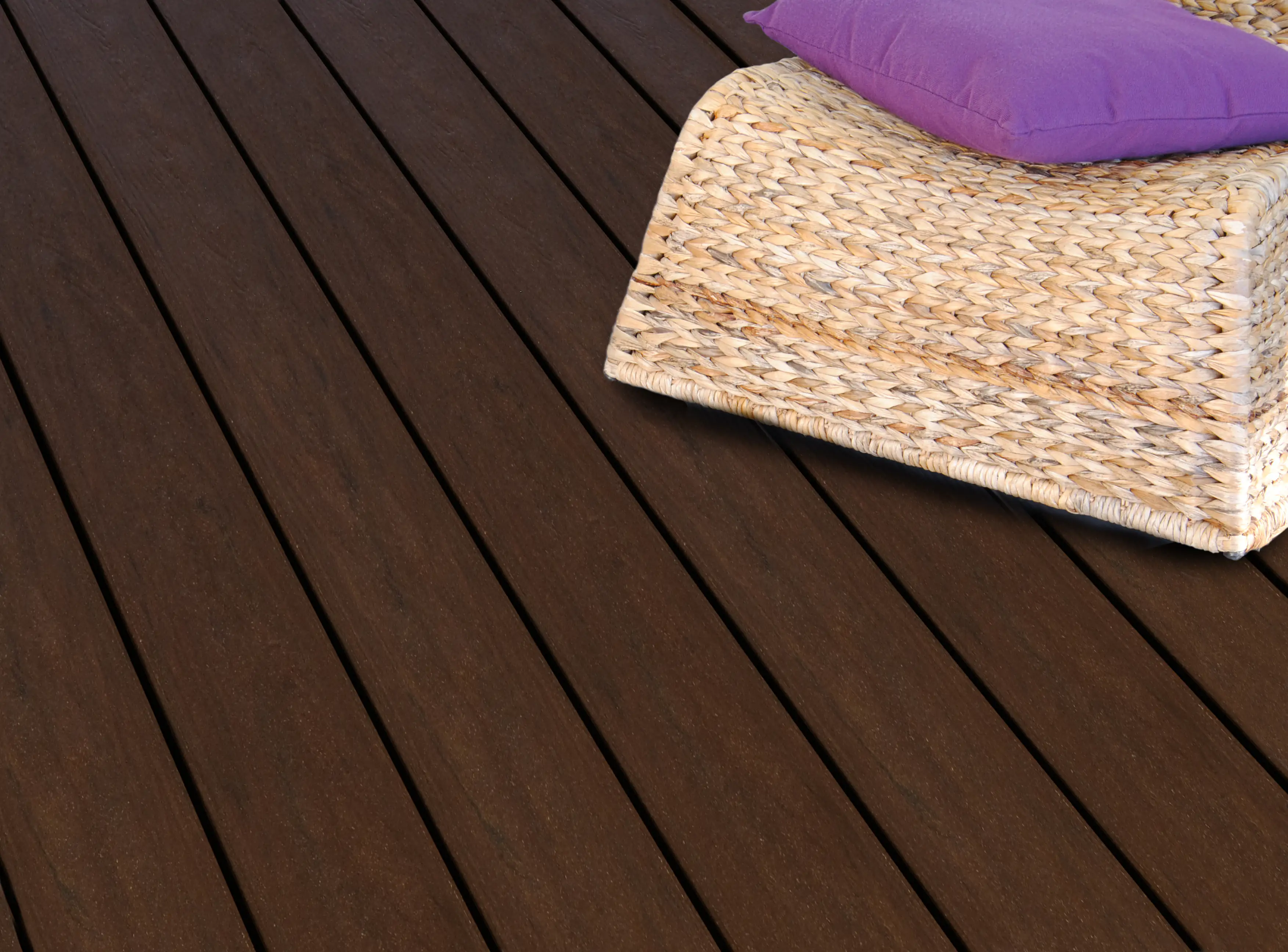 Kovalex Terrassendiele WPC 300 x 14,5 x 2,0 cm kastanie mattiert