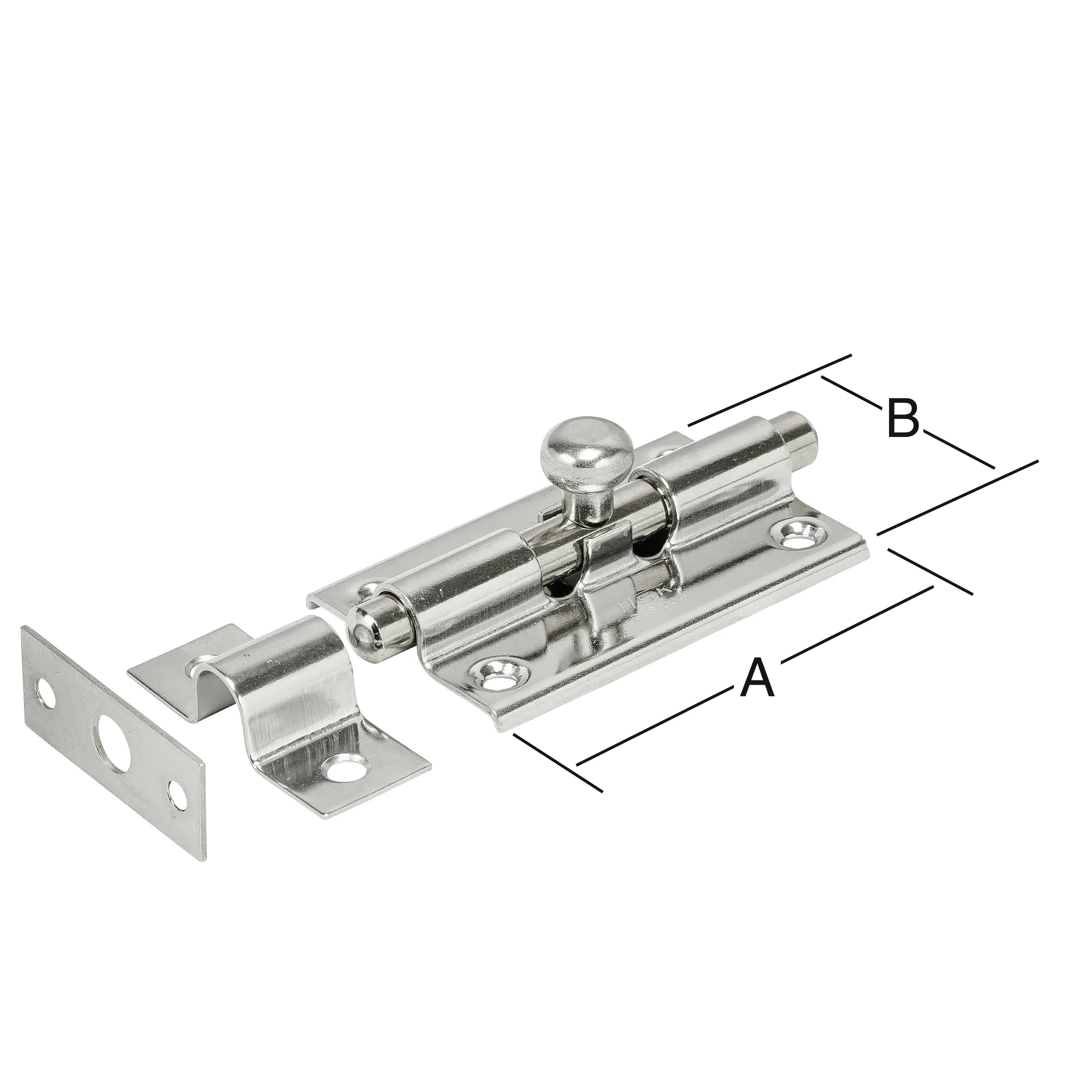 Vormann Grendelriegel 55 x 35 mm