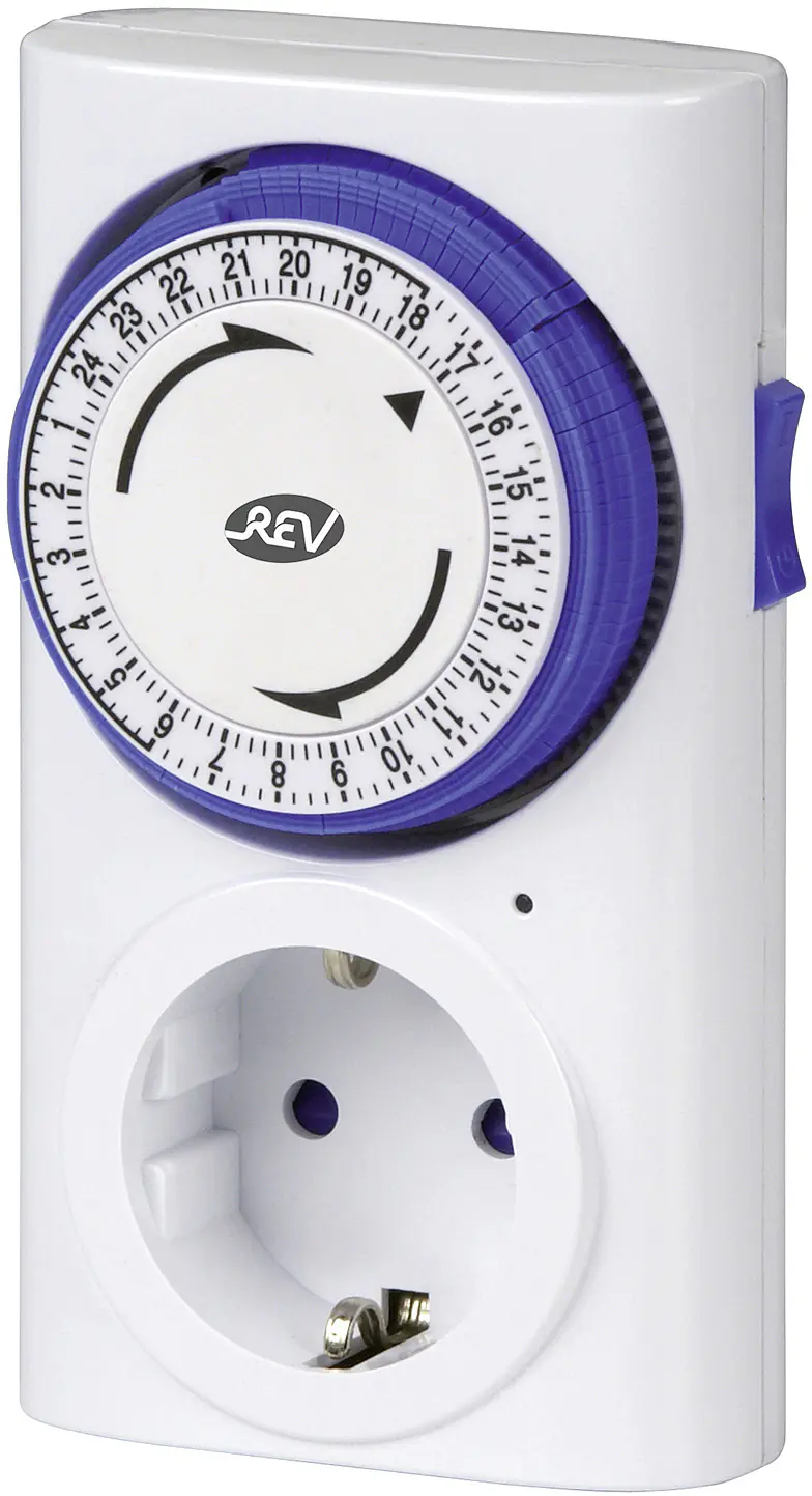 REV Ritter Zeitschaltuhr mechanisch Premium, weiß