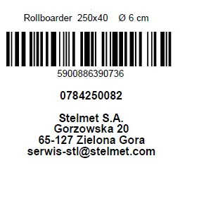Rollboarder 40 cm Ø 6 cm, 250 x 40 cm, kesseldruckimprägniert