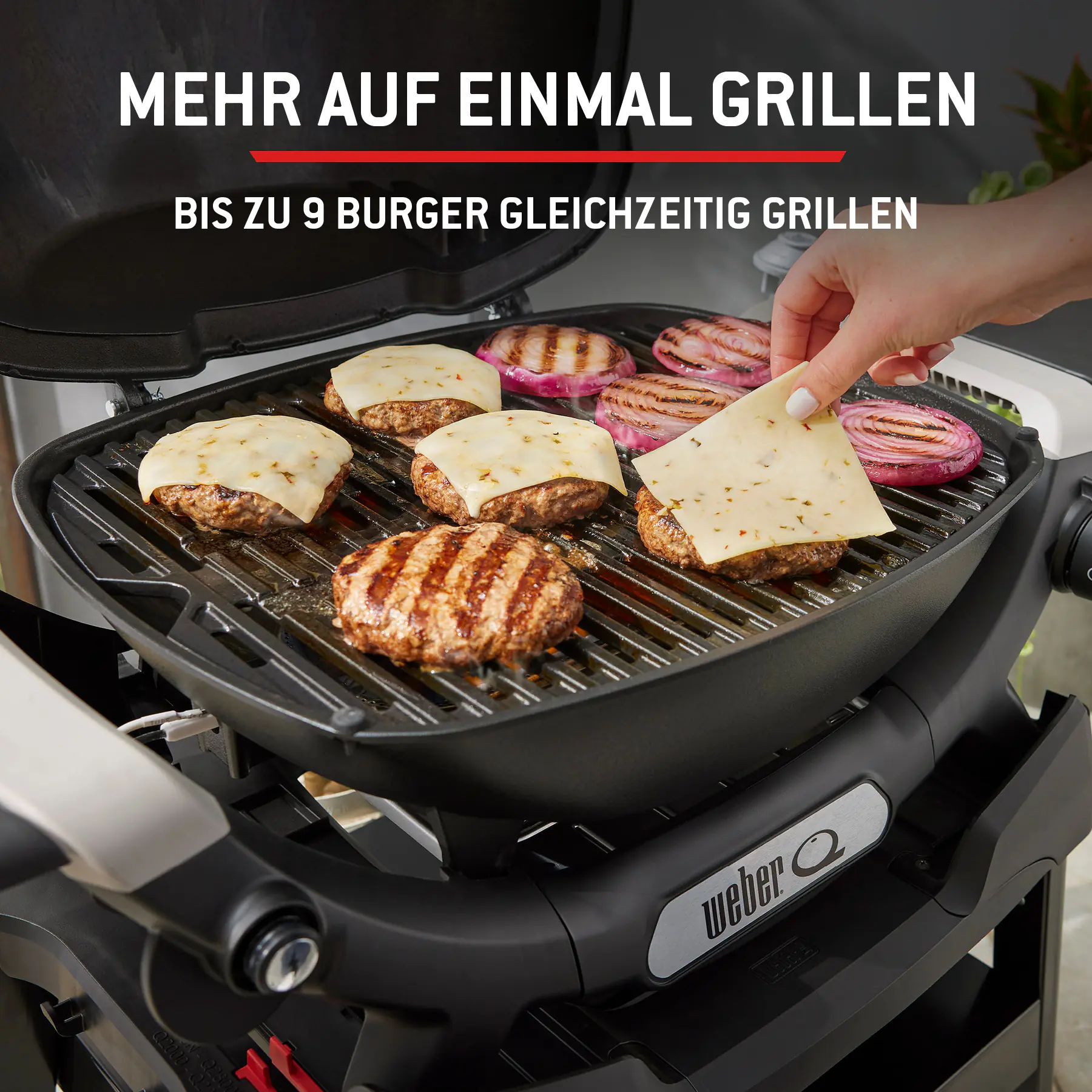 Weber Gasgrill Q1100N, schwarz, 38x66x44 cm, 2,94 kW