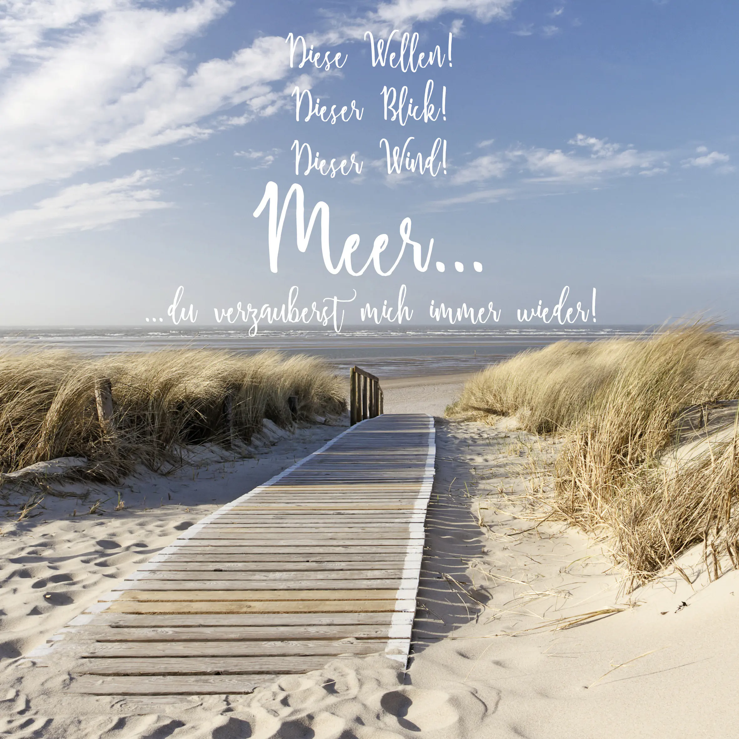 Deco-Canvas Bild - Meereszauber 35 x 35 cm