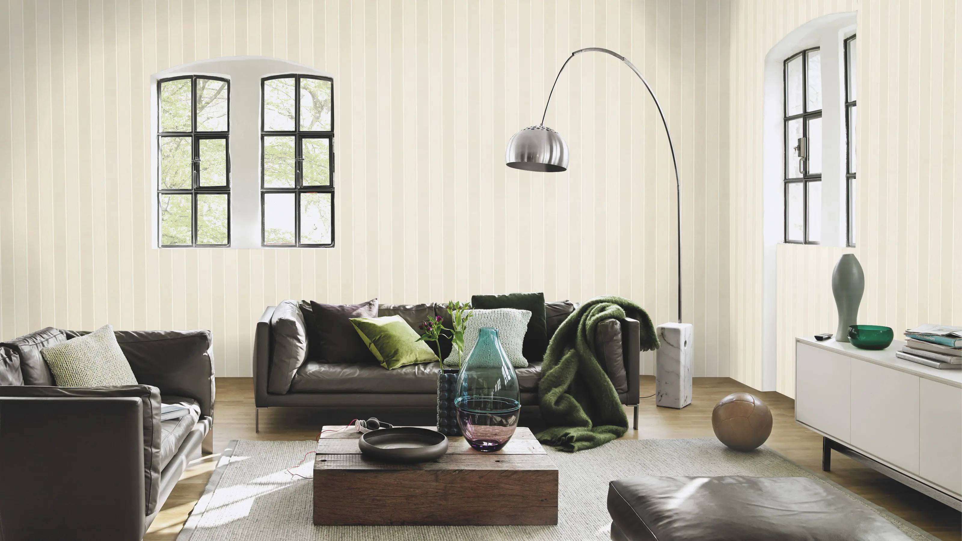 Rasch Vliestapete 463910 Selection Streifen beige-creme, 10,05 x 0,53 m