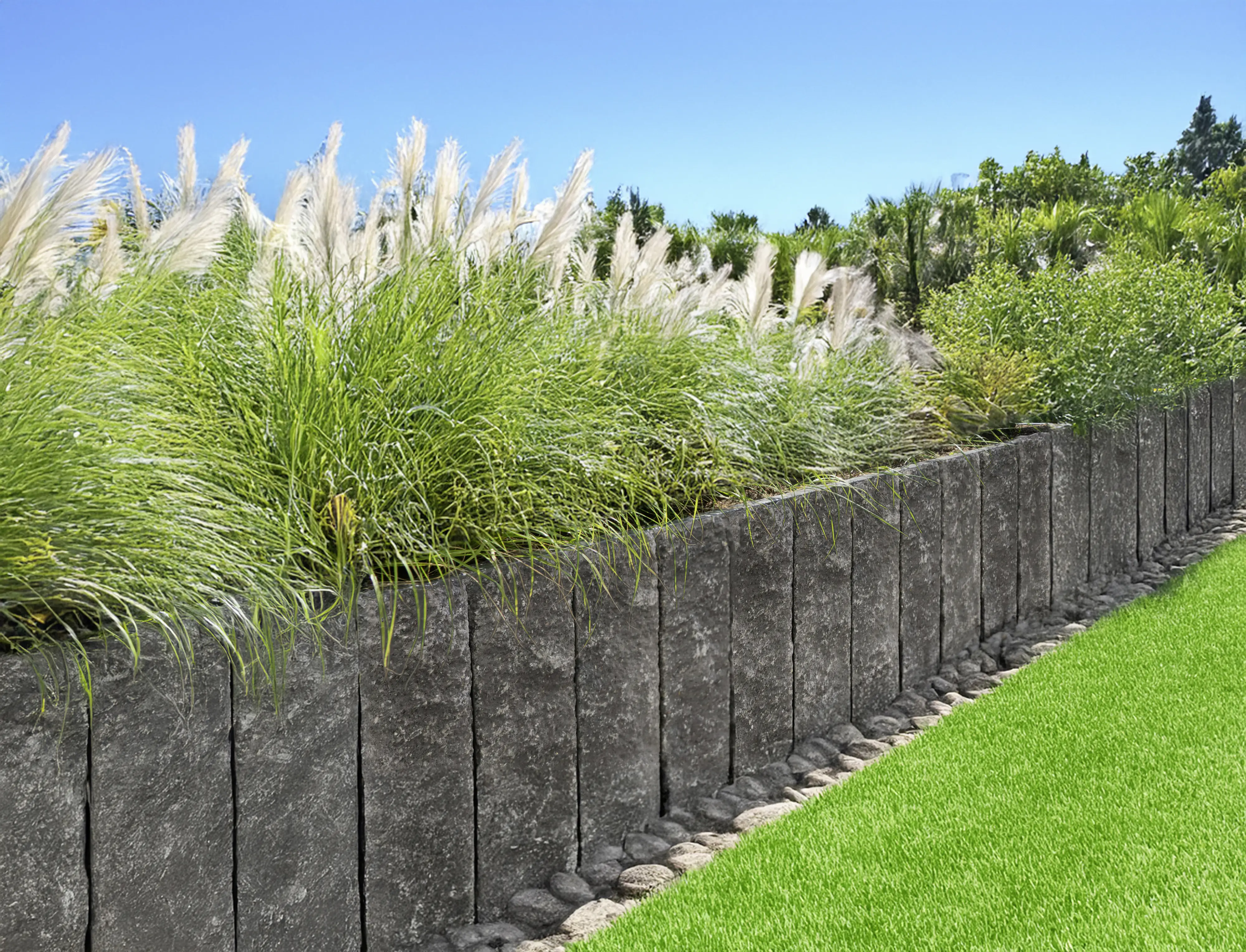 EHL Palisade Anzio Antik Light  50 x 18 x 15 cm anthrazit