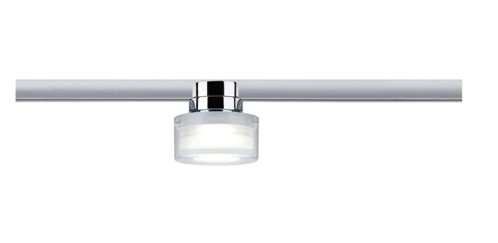 Paulmann LED-Leuchte URail 1er Schienenspot Topa Dot chrom satin dimmbar