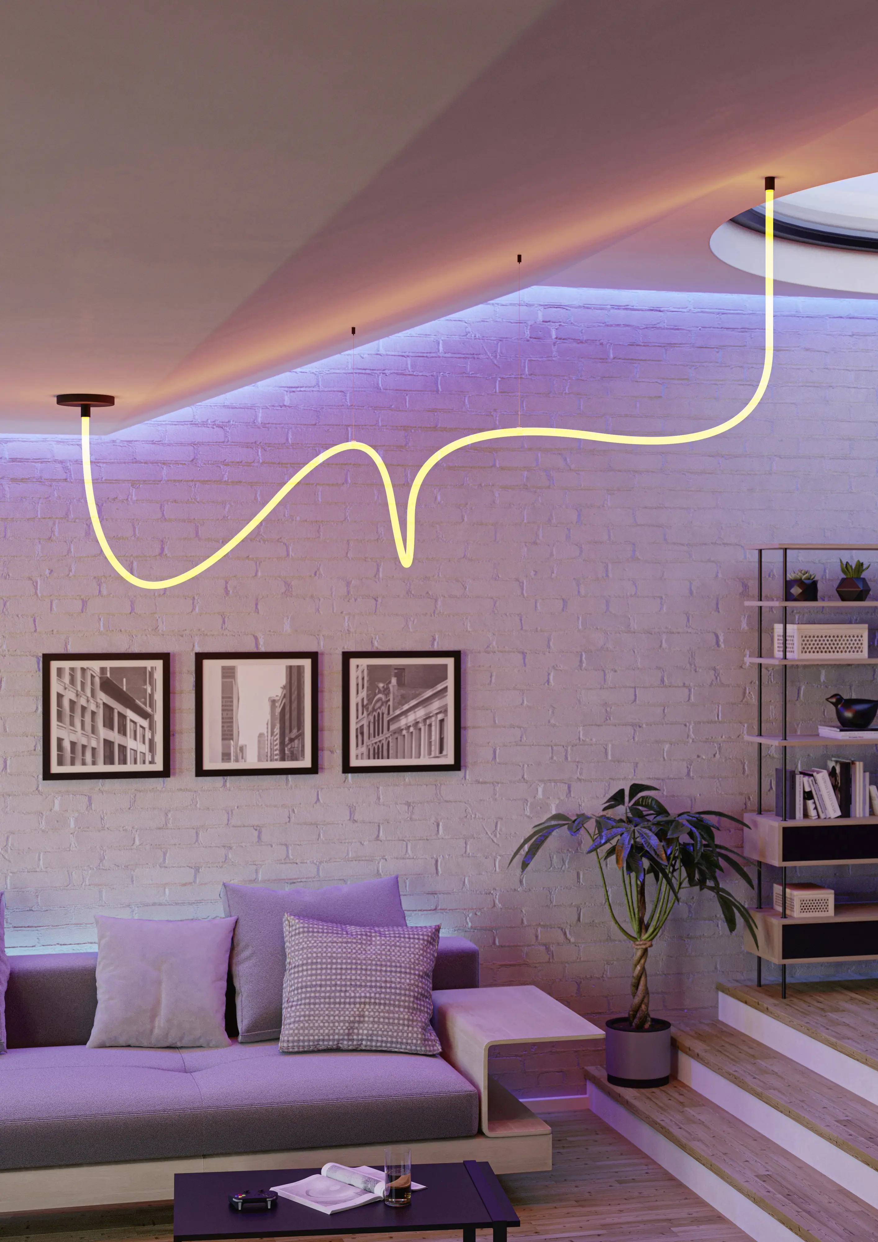 Eglo LED-Lichtschlauch Glow 3 m neutralweiß