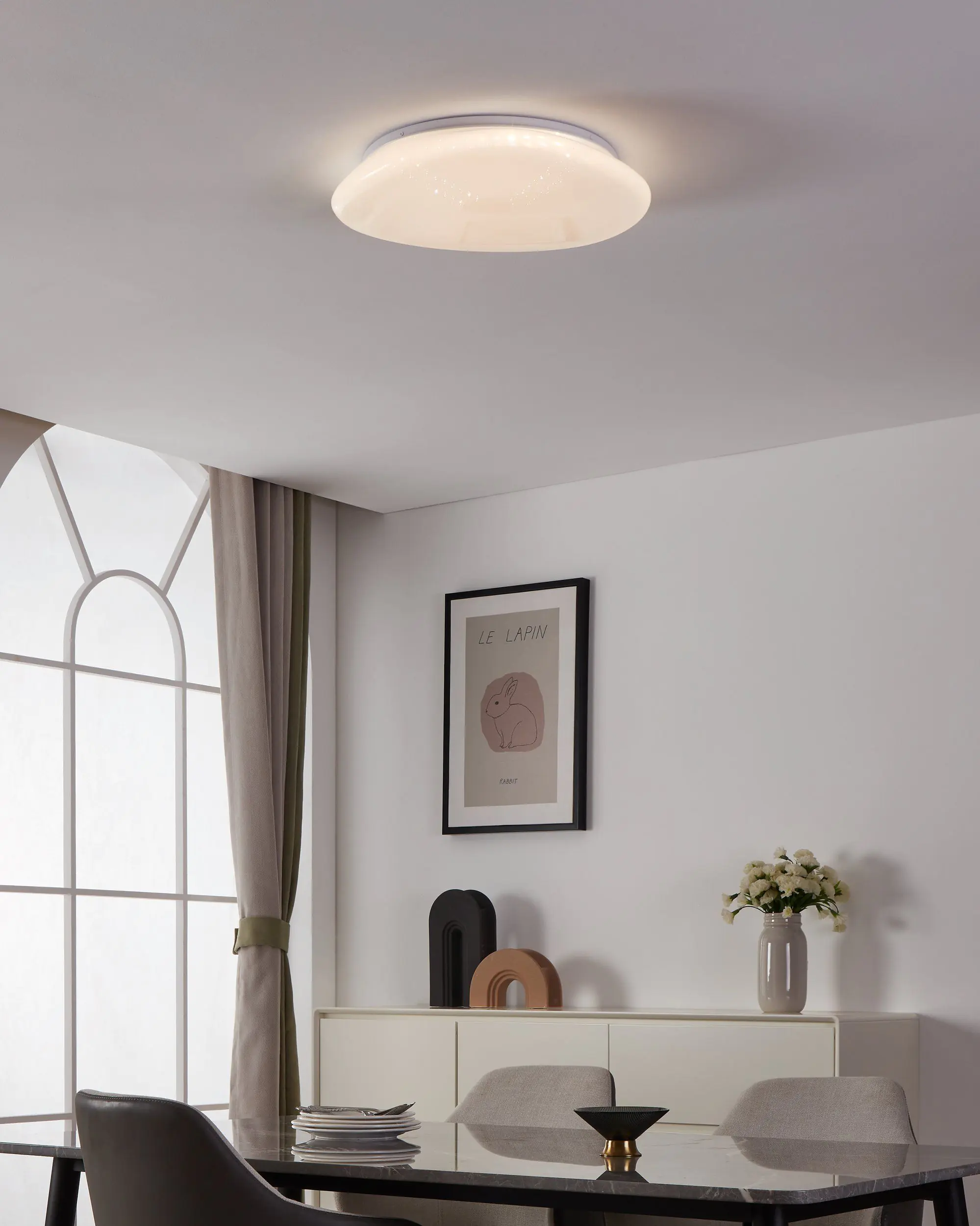 Eglo Connect LED Deckenleuchte Sileras-Z weiß RGB Smart Home connect.Z
