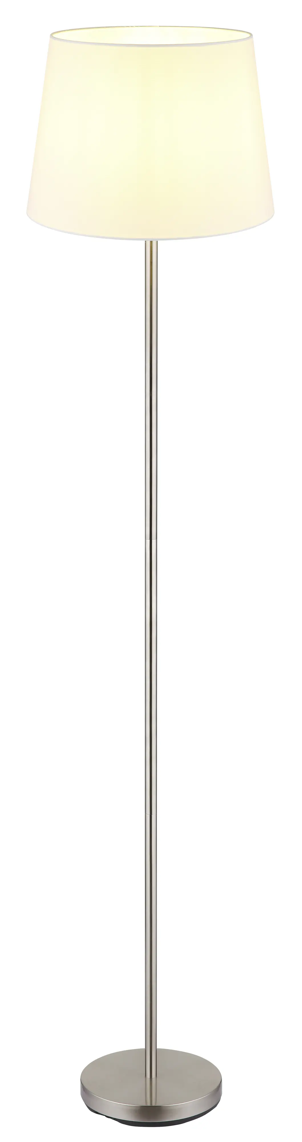 Globo Stehleuchte Joris 151 cm nickel matt