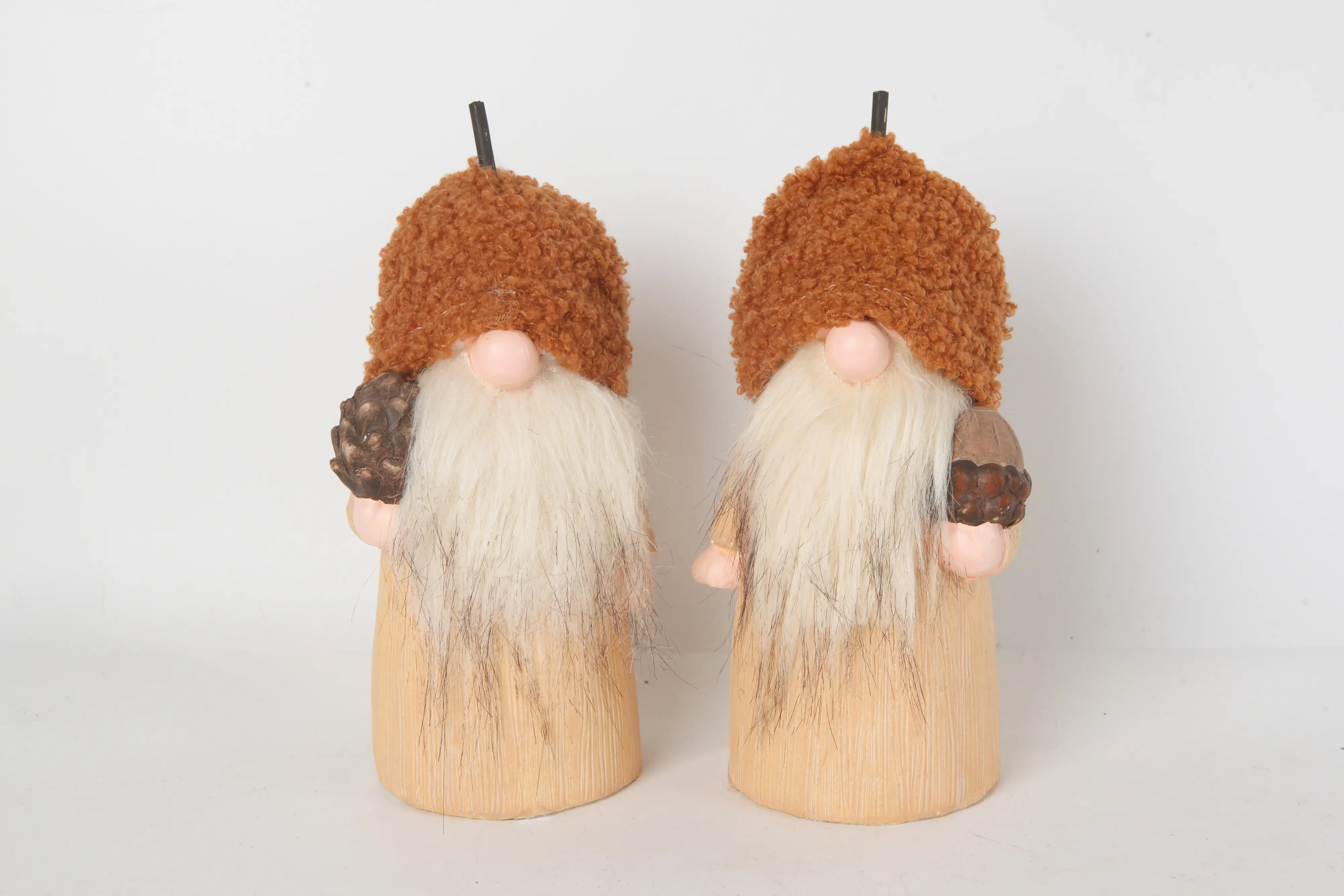 TrendLine Deko Gnom Terrakotta Ø 8,8 x 22 cm braun