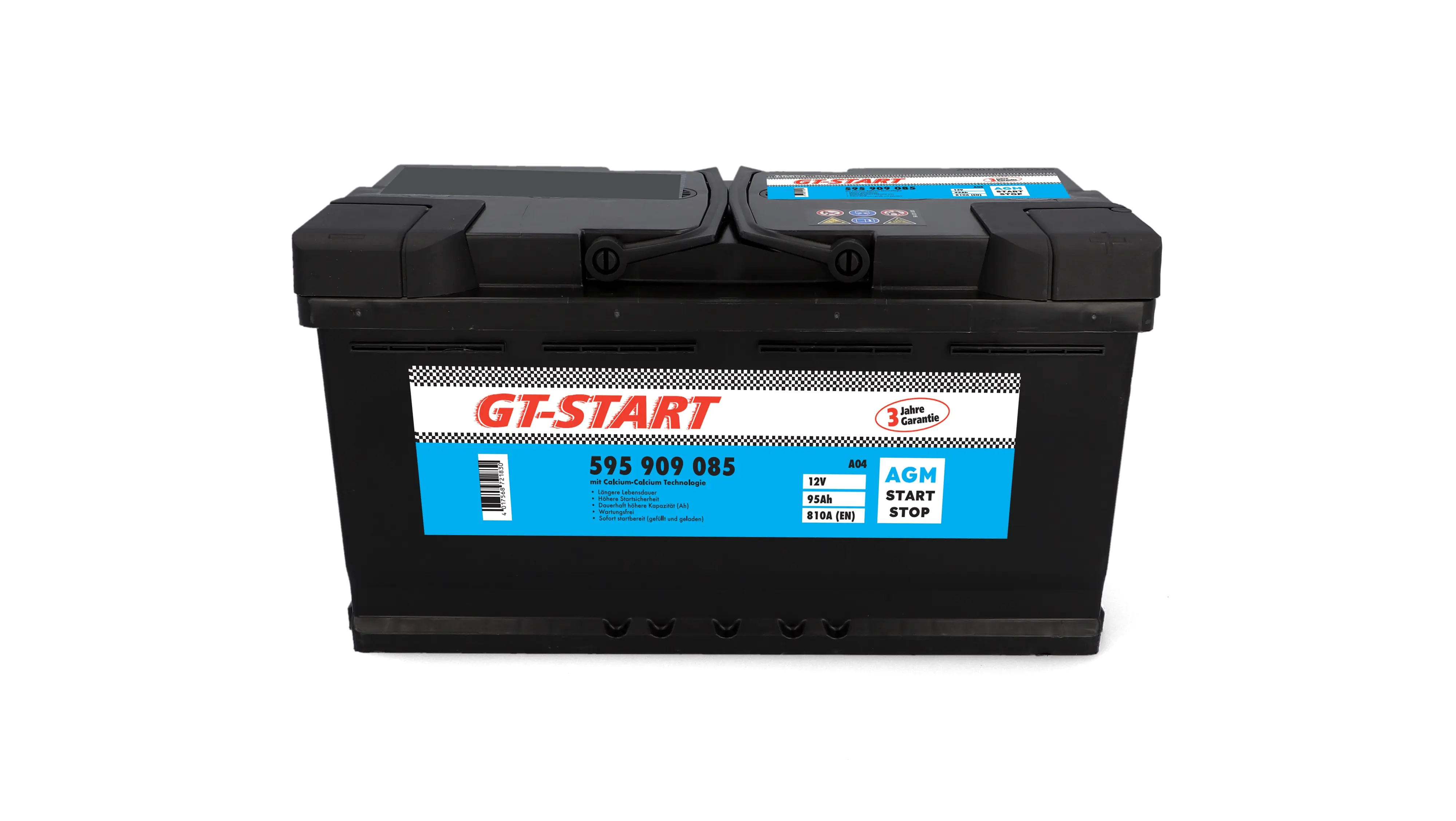 GT-Start Starterbatterie AGM 95Ah 810A 595 909 085