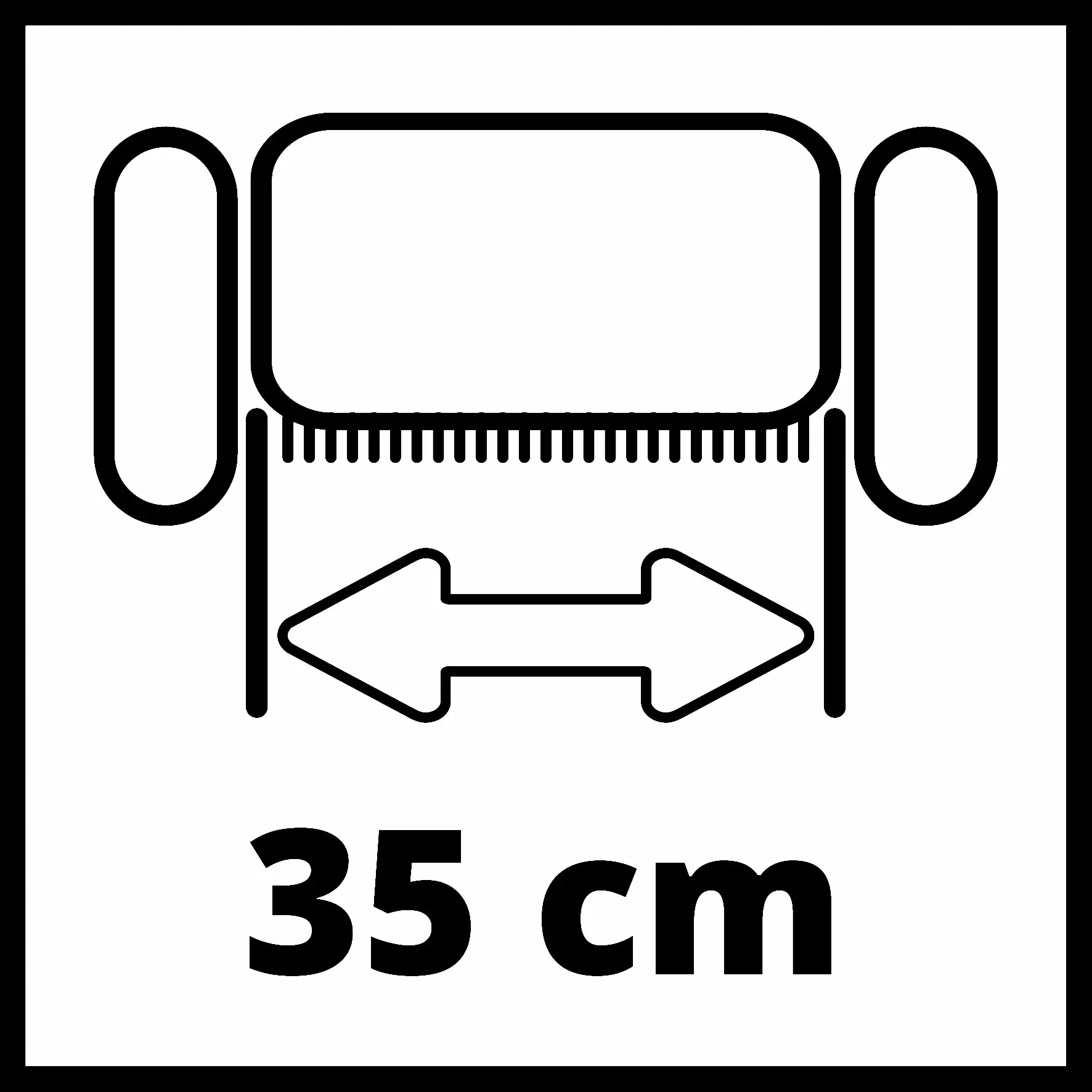 Einhell Akku-Vertikutierer GE-SA 36/35 Li-Solo 35 cm Arbeitsbreite