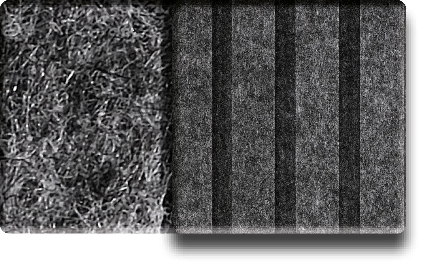 Kosche Akustikpaneel 240 x 56 x 1,8 cm dunkelgrau