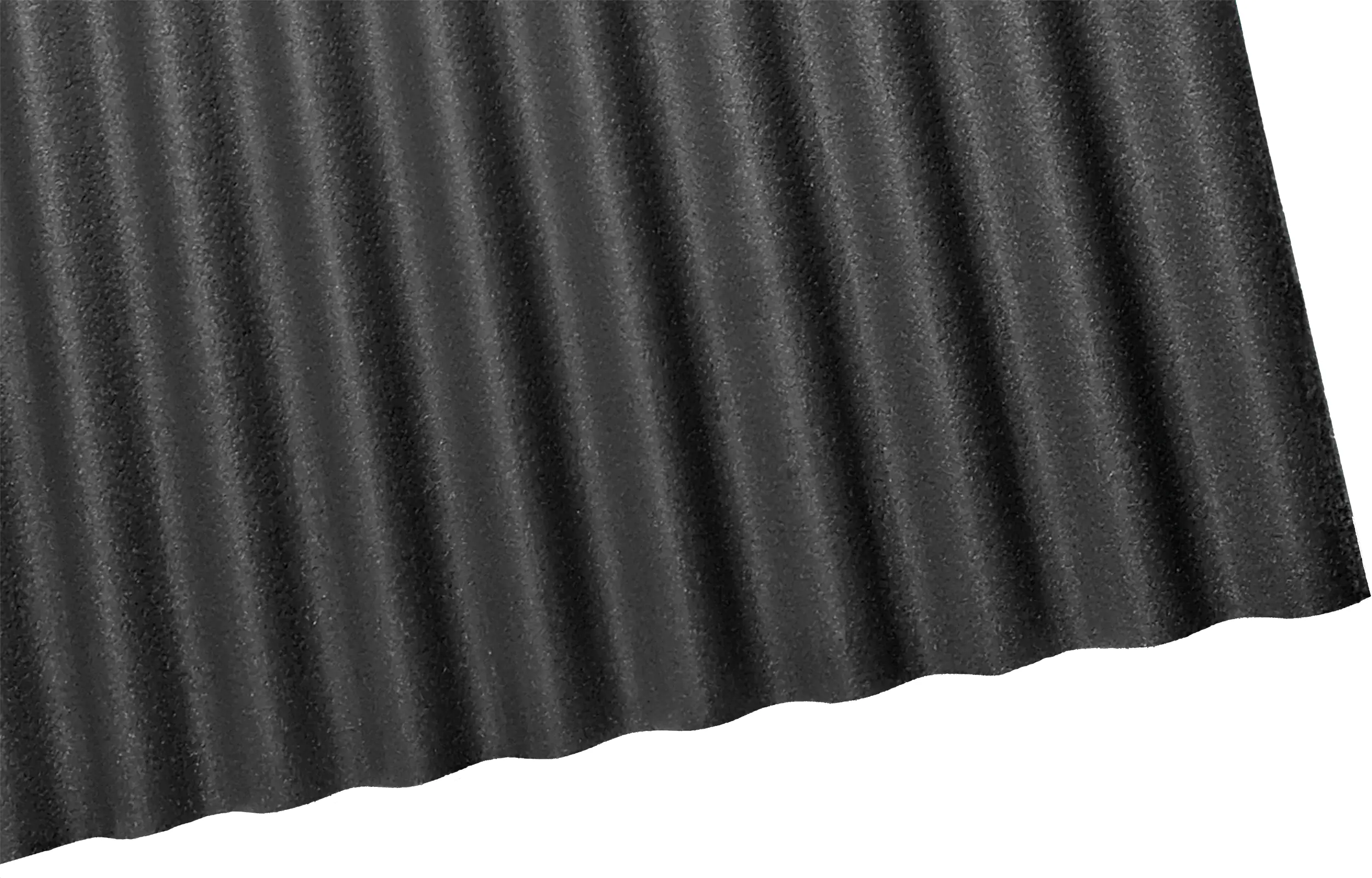 Gutta Wellplatte Shelltec Sinus 95/34 200 x 95 cm 4 mm schwarz