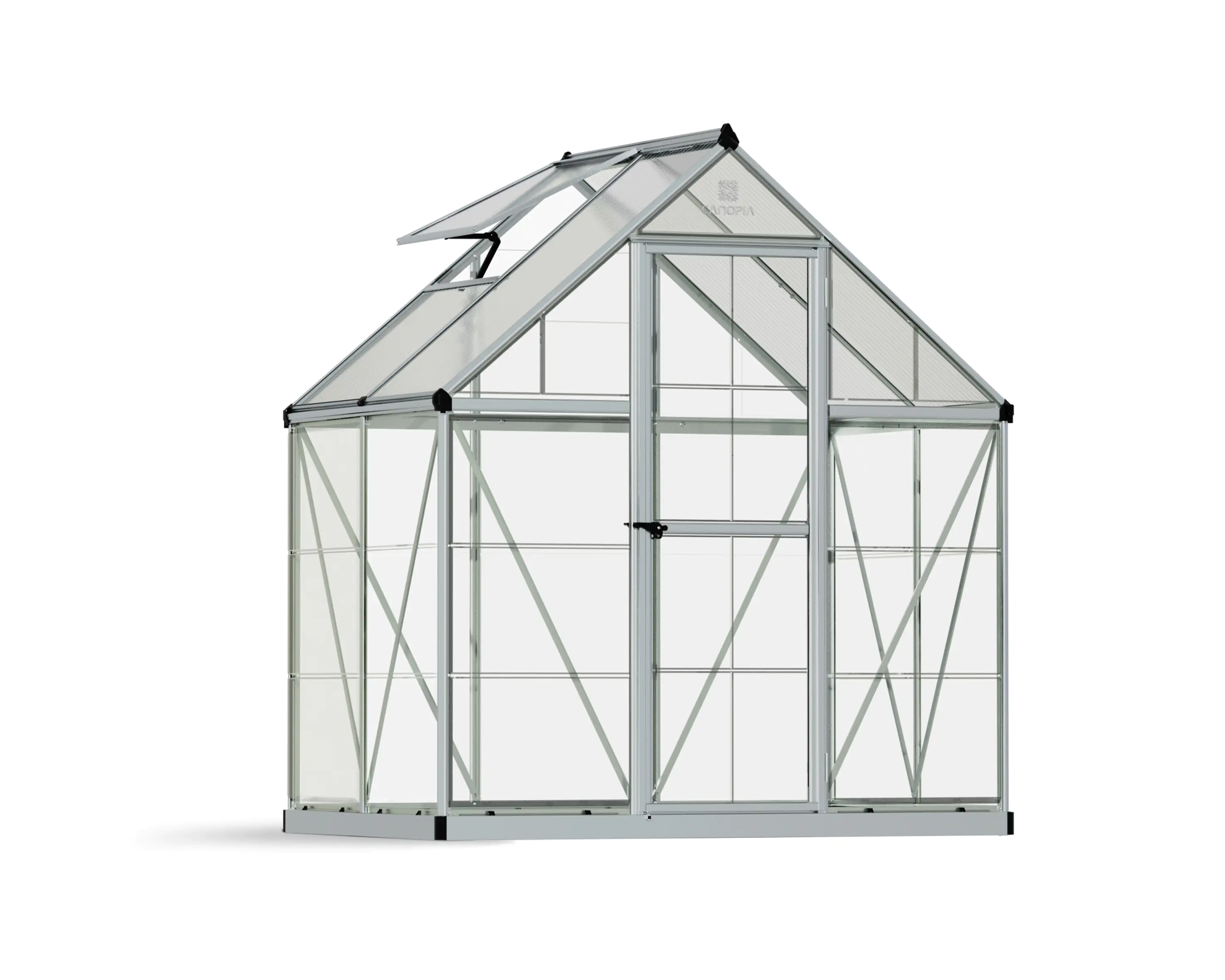 Canopia Gewächshaus Hybrid 6X4 silber 185 x 126 x 208 cm