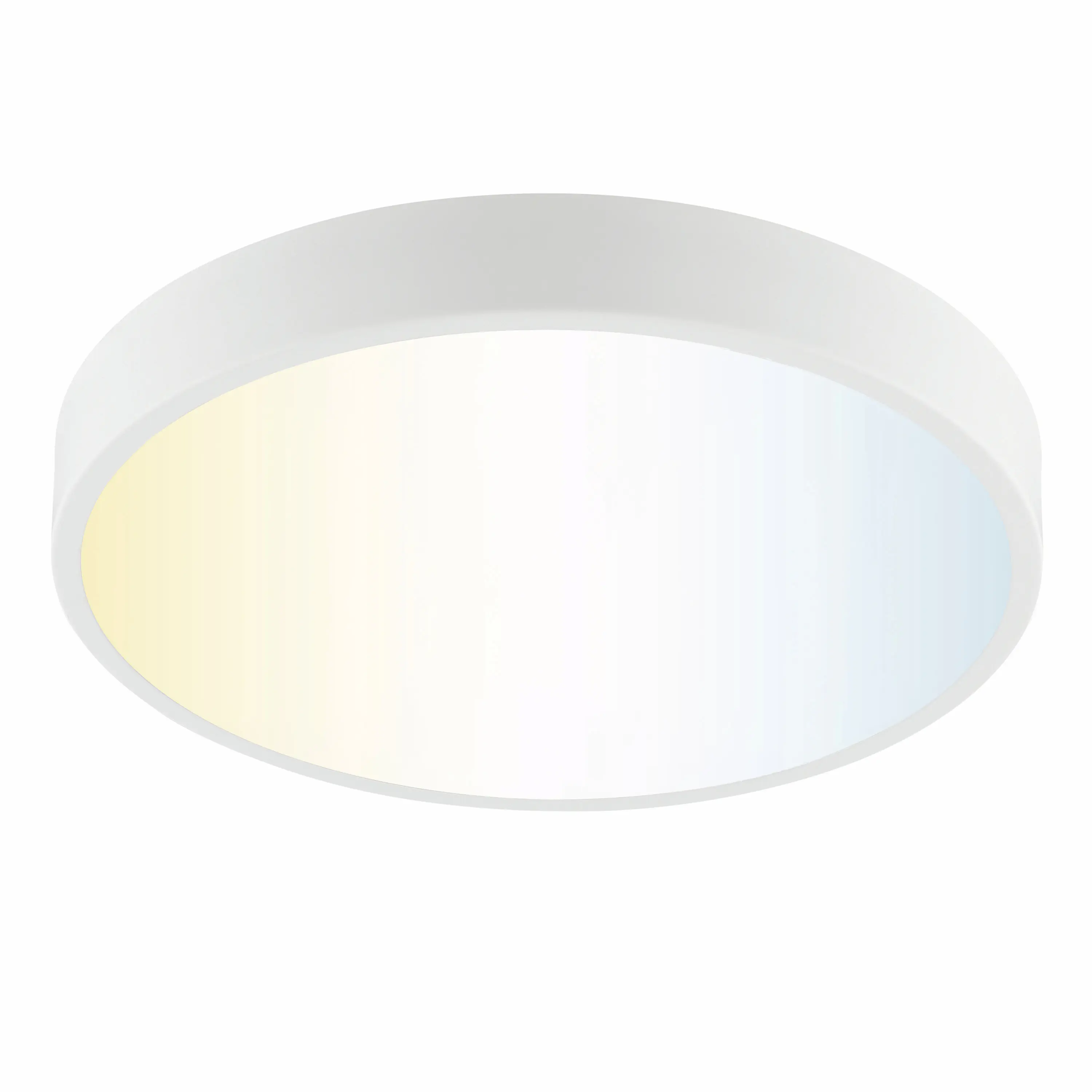 Brilliant LED Deckenleuchte Slimline Ø 39 x 5,5 warmweiß-kaltweiß weiß