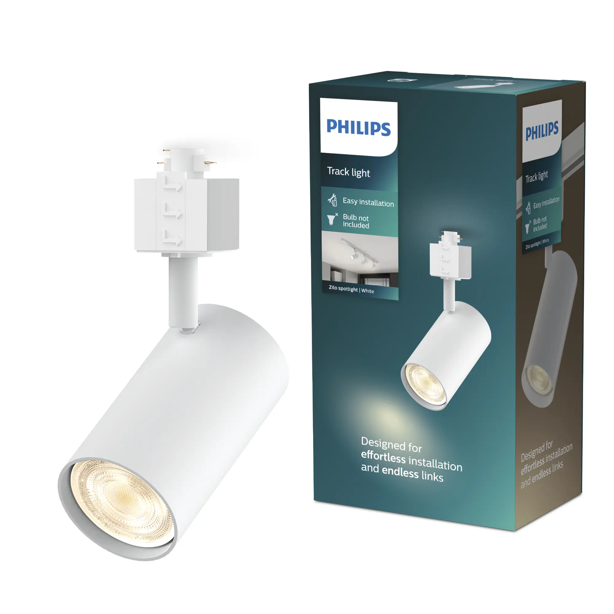 Philips Schienenleuchte 1er Spot Zilo Easy Link weiß