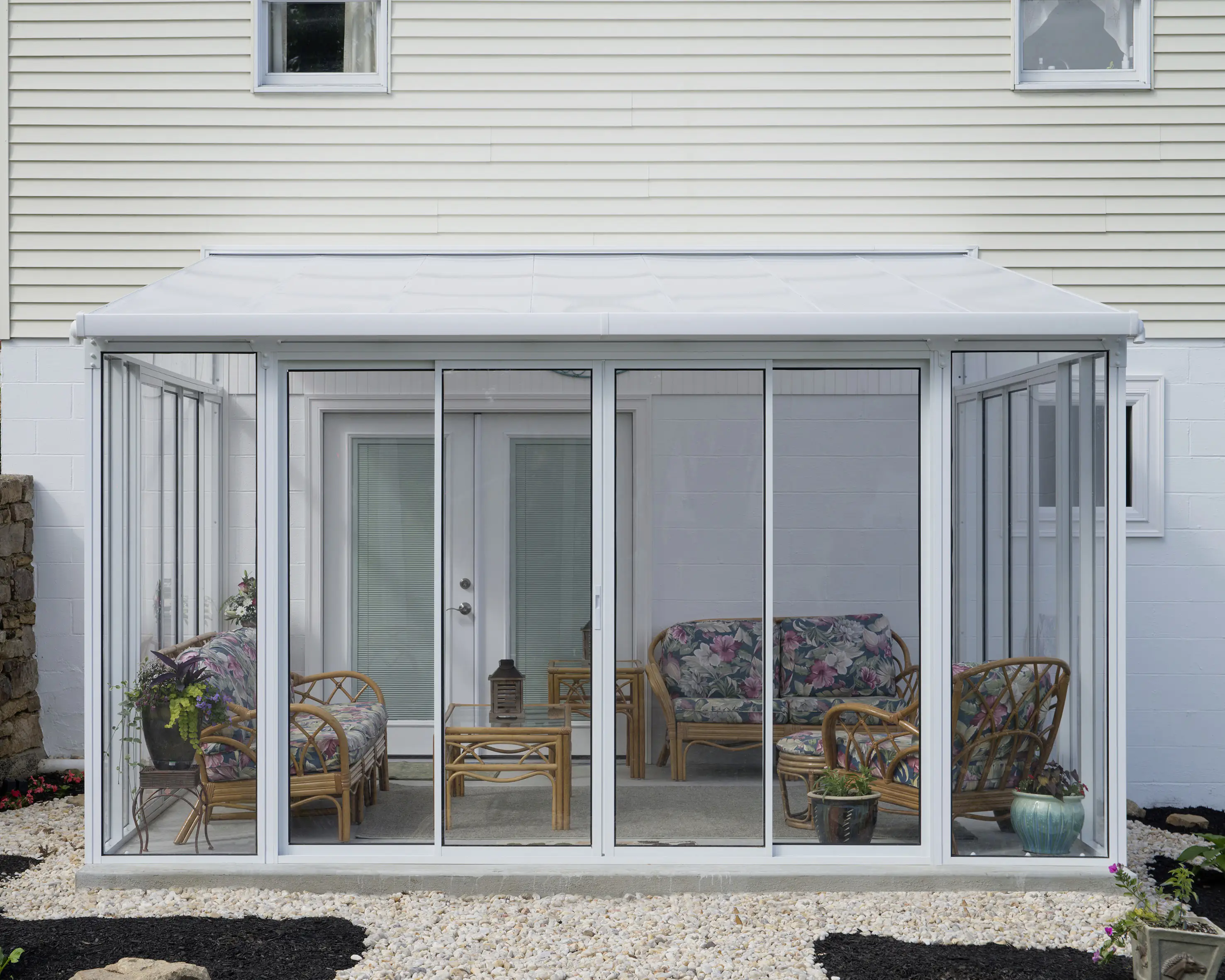 Canopia Wintergarten SanRemo 425 x 400 cmweiß 425 x 400 x 310 cm (BxTxH)