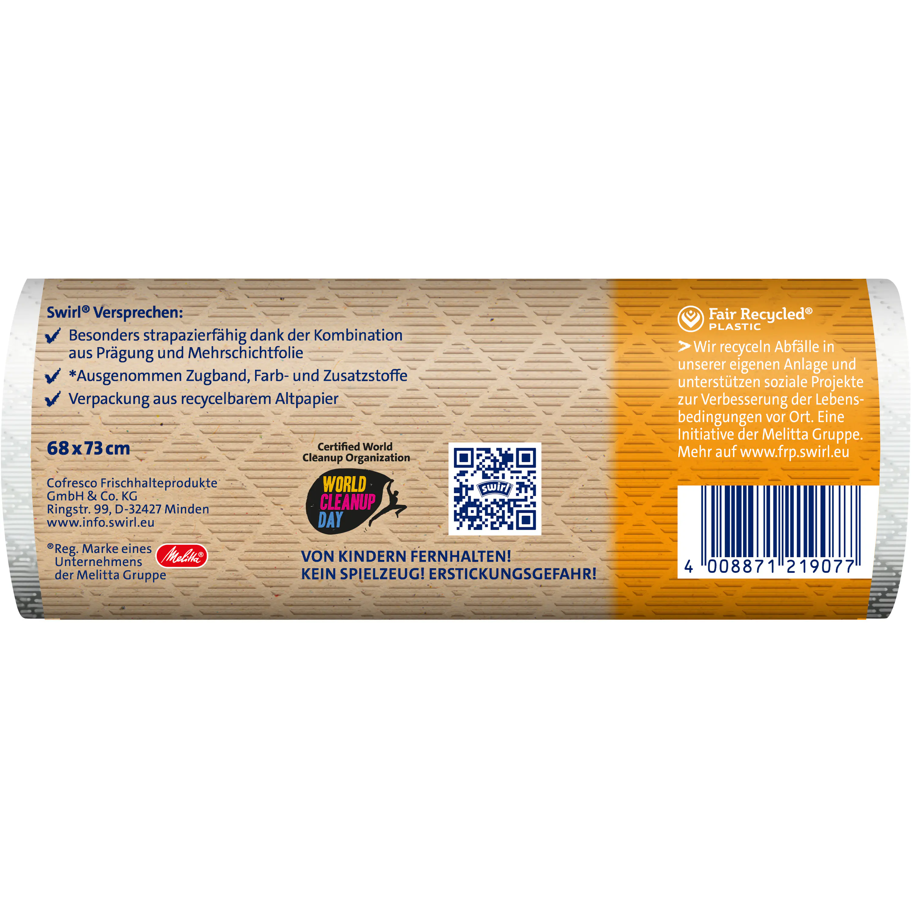 Swirl Zugband-Müllbeutel 60 L