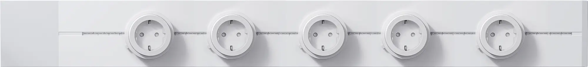 Schwaiger Modulare Stromleiste 75 cm max. 3680W weiß