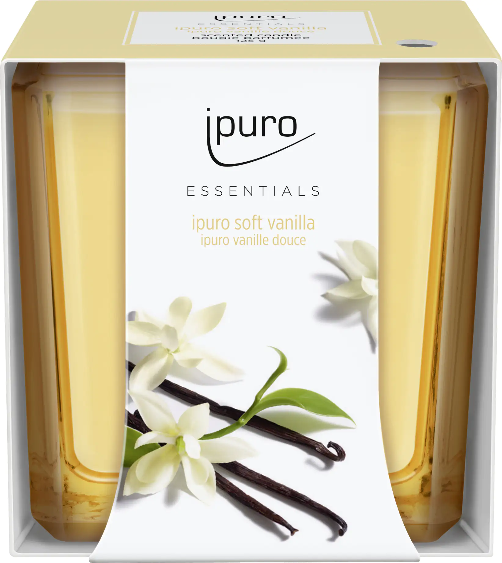 ipuro Duftkerze Essentials soft vanilla 125 g