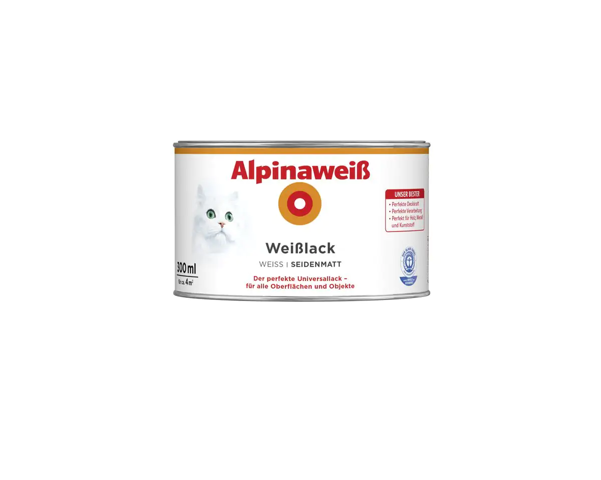 Alpinaweiß Weißlack 300 ml alpinaweiß seidenmatt