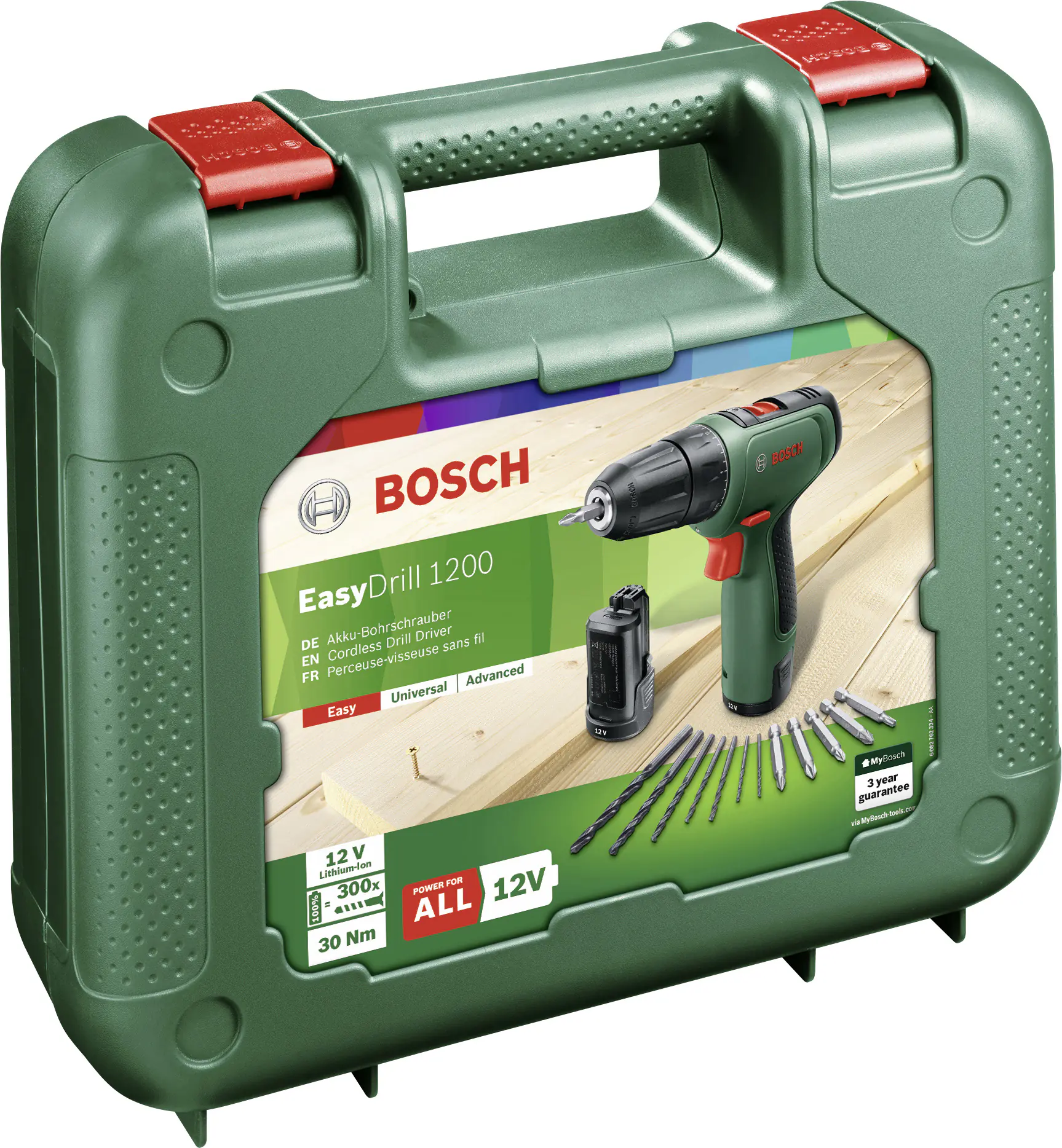 Bosch Akku-Bohrschrauber EasyDrill 1200 12 V Set