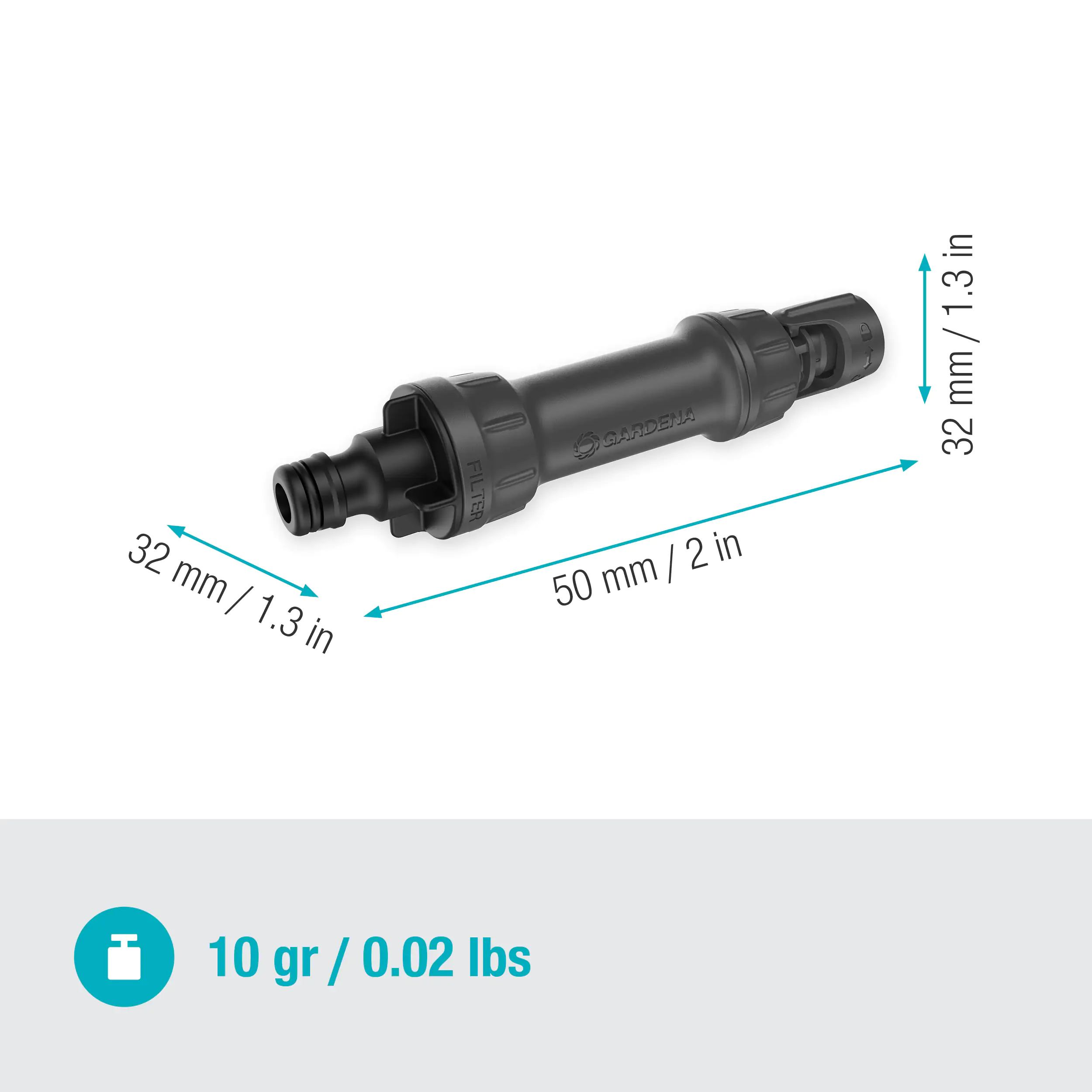 Gardena Hahnanschluss, 13 mm (1/2")