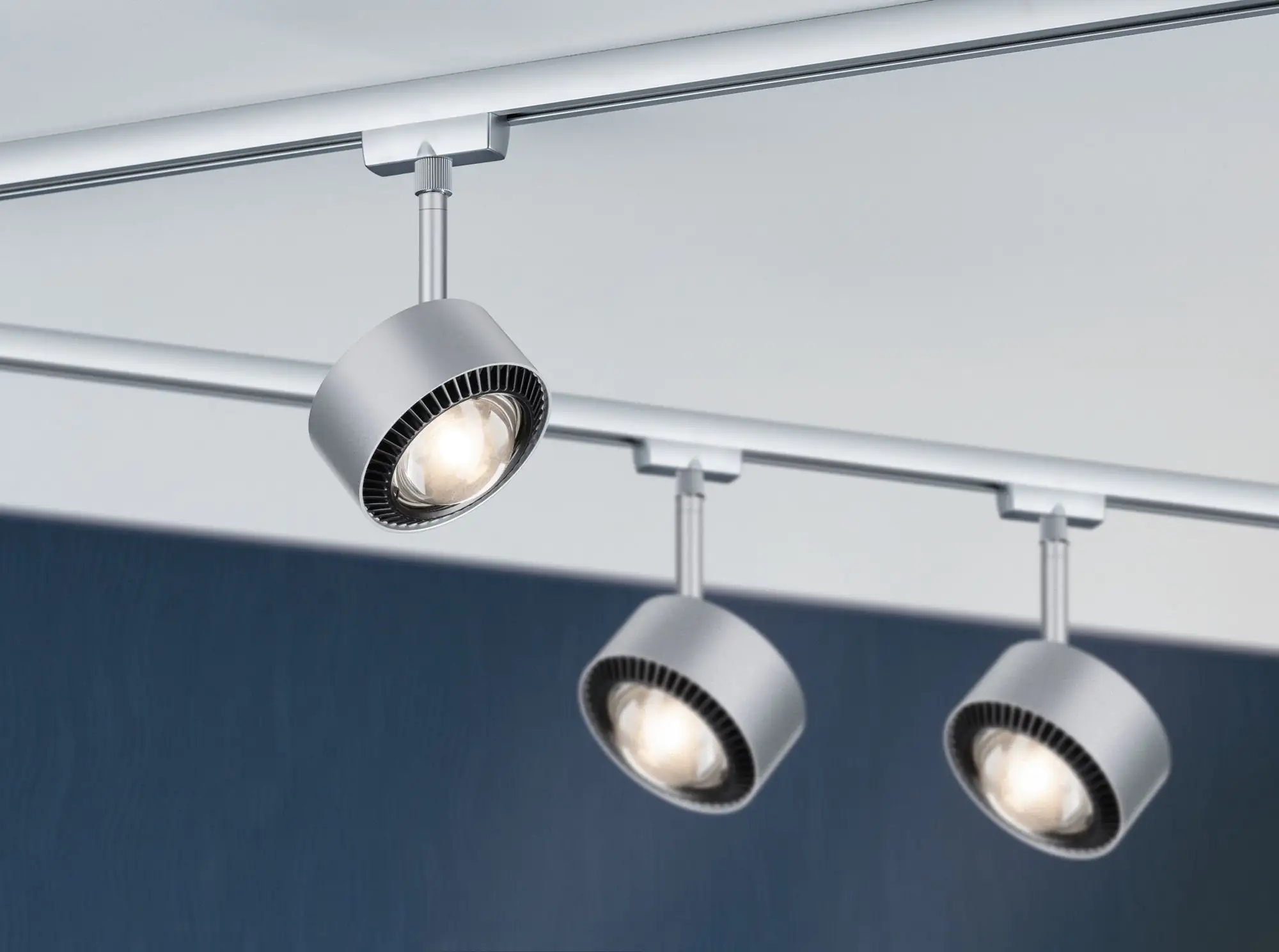 Paulmann URail LED Einzelspot Aldan chrom matt schwarz 9,8 cm 9 W