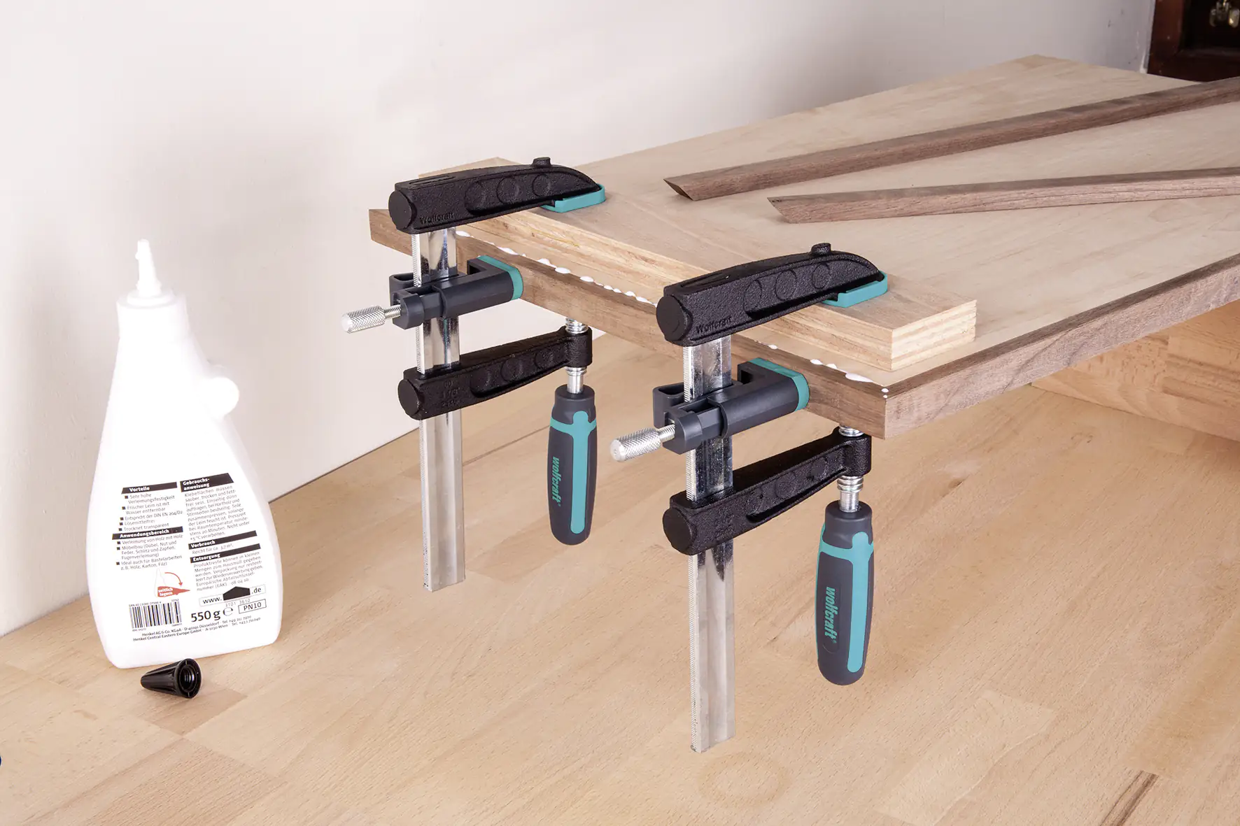 Wolfcraft Kantenspanner-Set KS 24 2-teilig