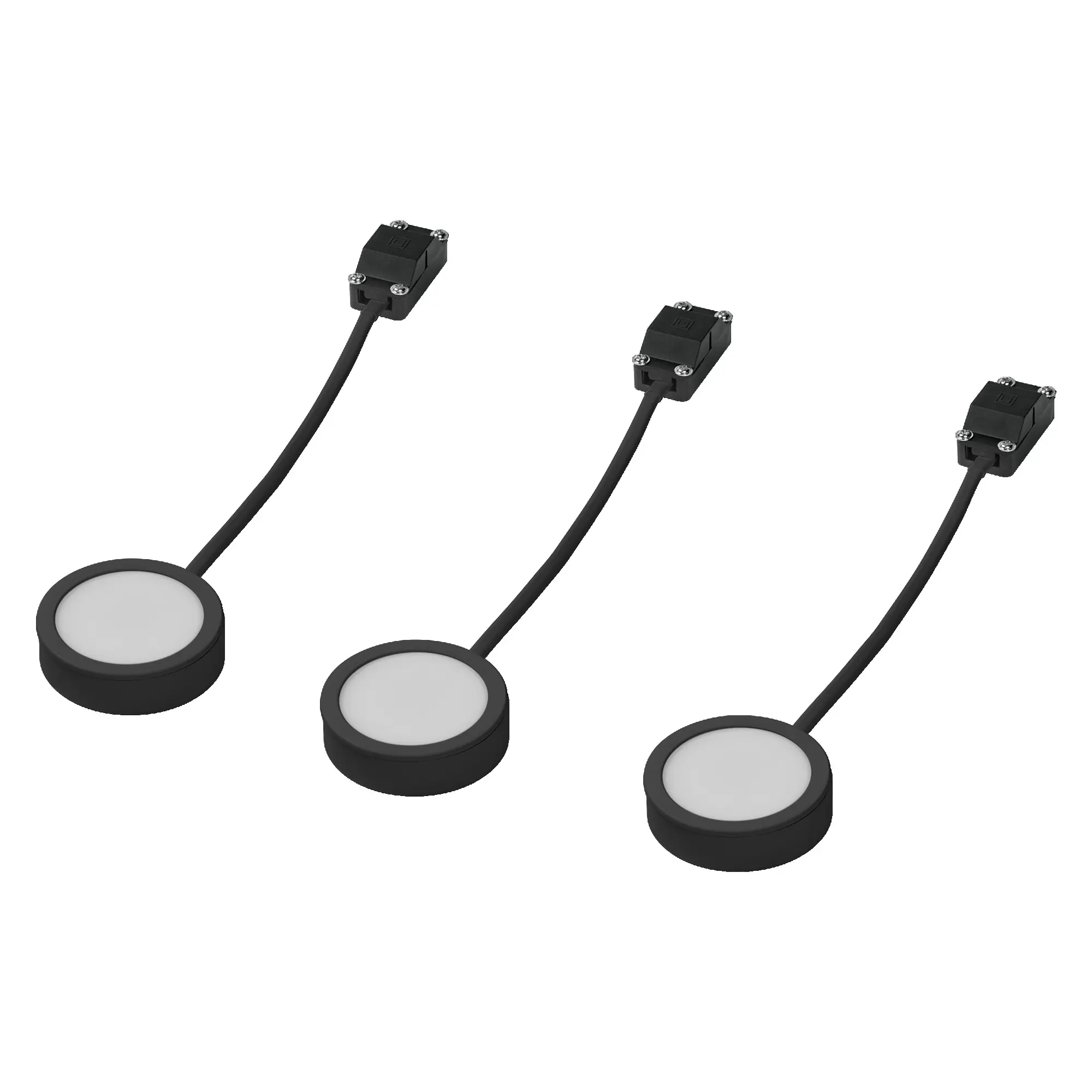 Osram LED Unterbauleuchte Undercabinet Spot Puck 6,5 cm 3 x 3W schwarz
