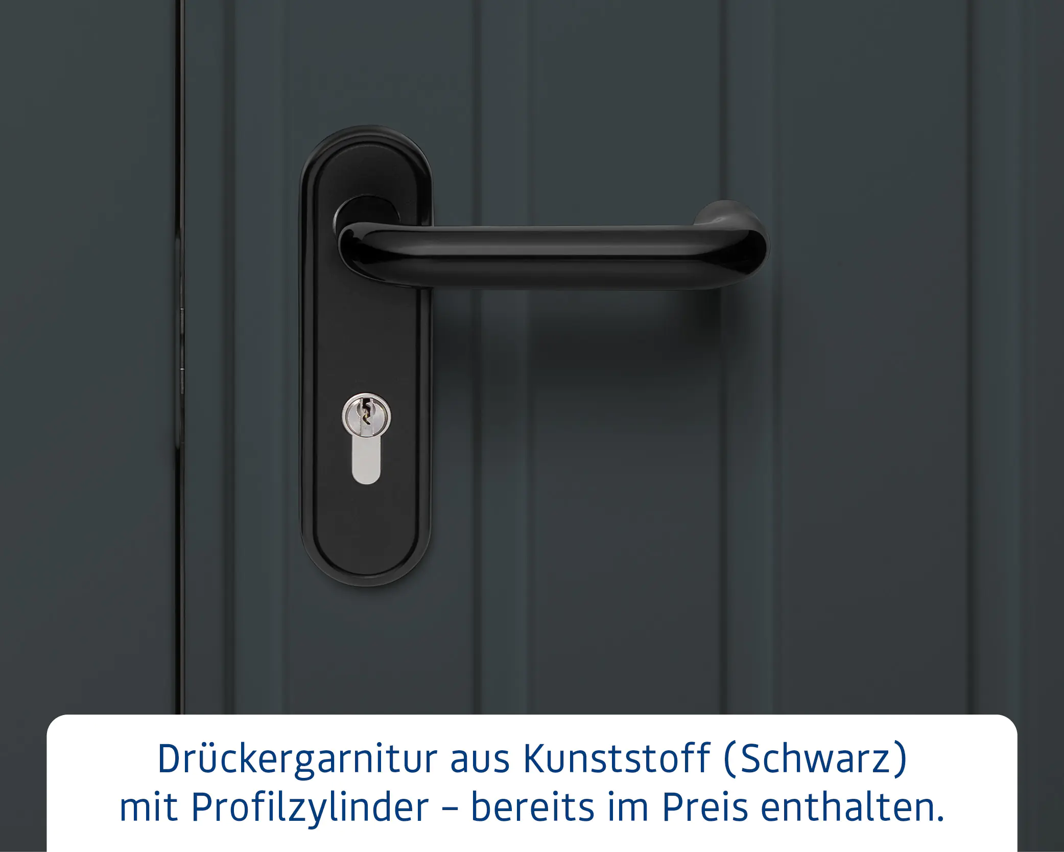EcoStar Metallgerätehaus Euroline EFD14 LB anthrazit 310 x 310 cm 1-flg.