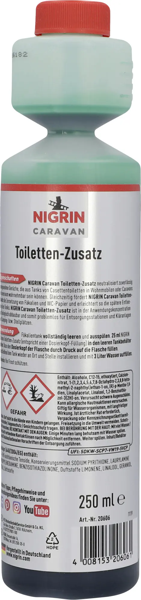 Nigrin Caravan Toilettenzusatz 250ml